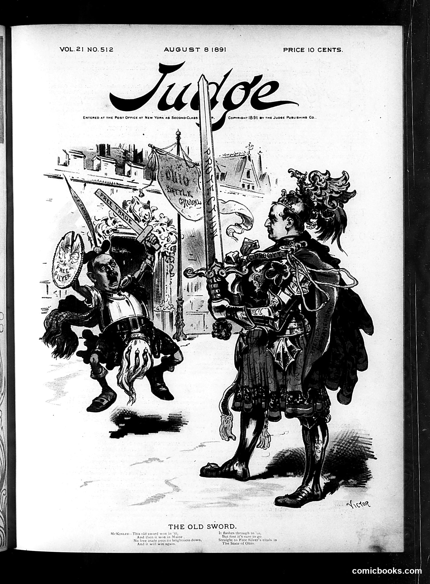 Judge — August 8, 1891 — page 1: Judge, 1891-08-08