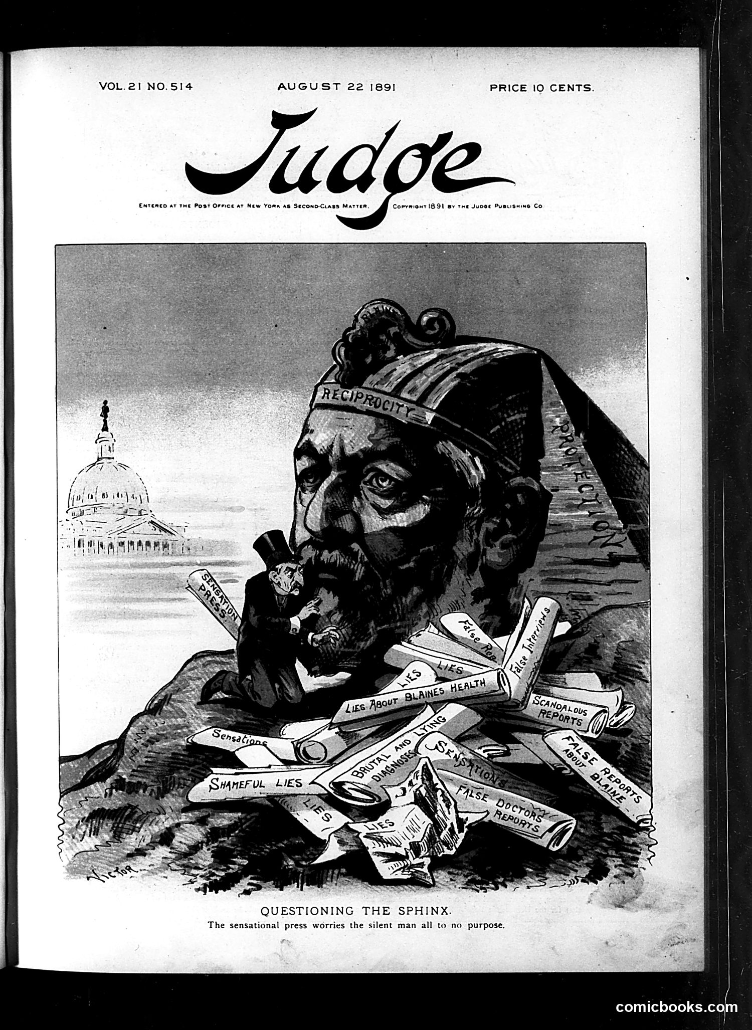 Judge — August 22, 1891 — page 1: Judge, 1891-08-22