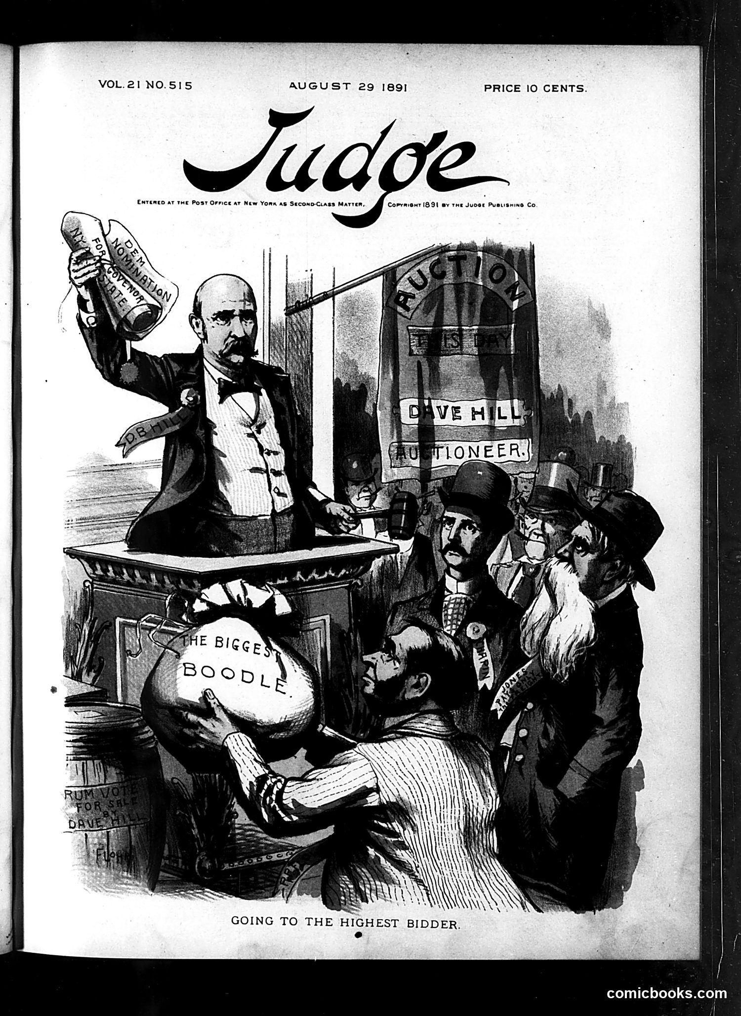 Judge — August 29, 1891 — page 1: Judge, 1891-08-29