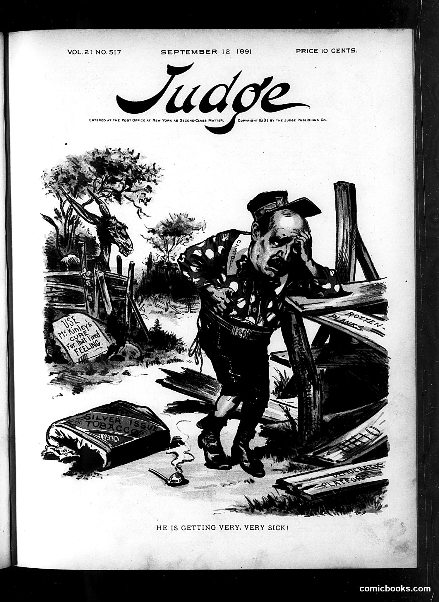 Judge — September 12, 1891 — page 1: Judge, 1891-09-12