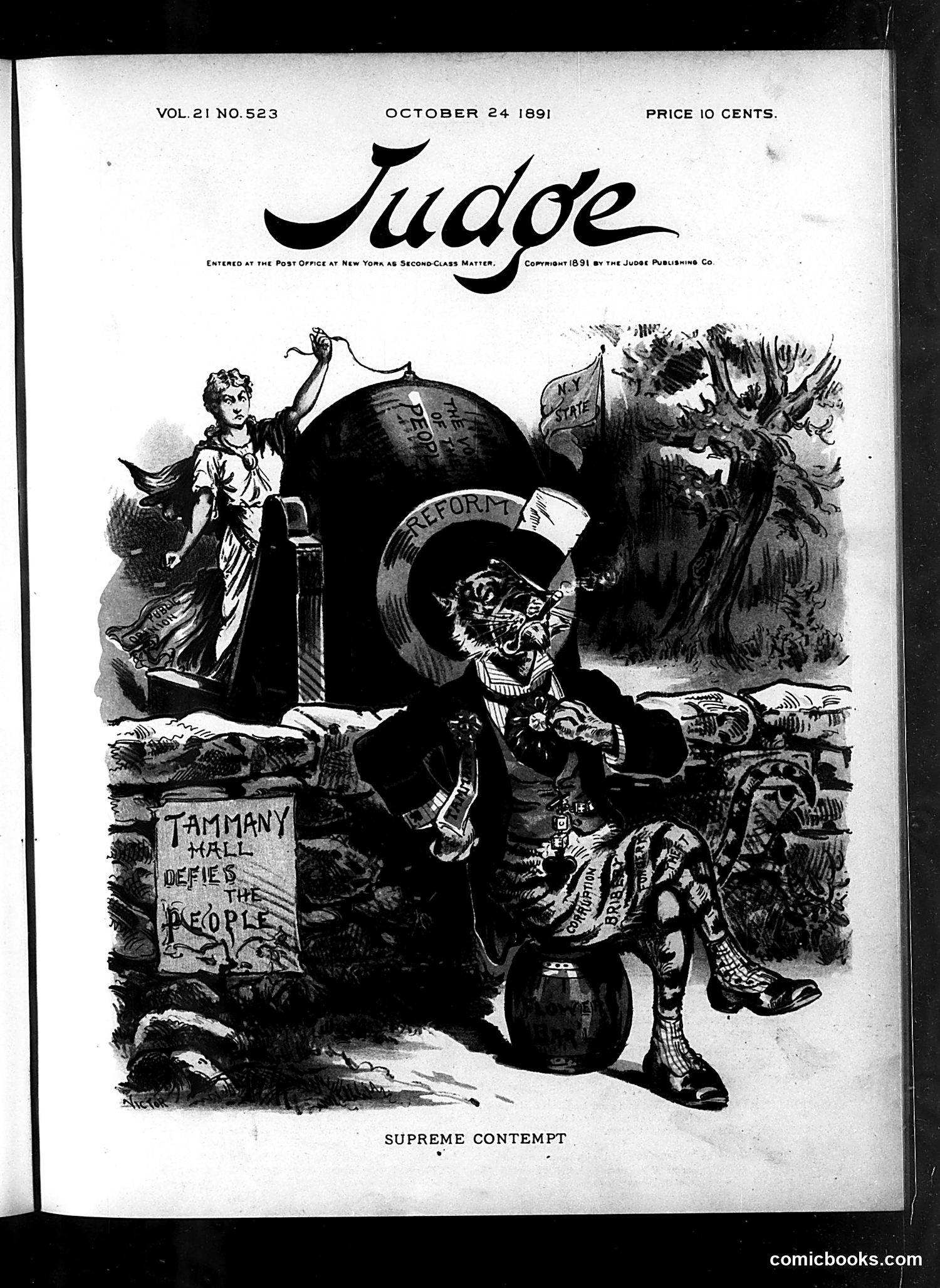 Judge — October 24, 1891 — page 1: Judge, 1891-10-24