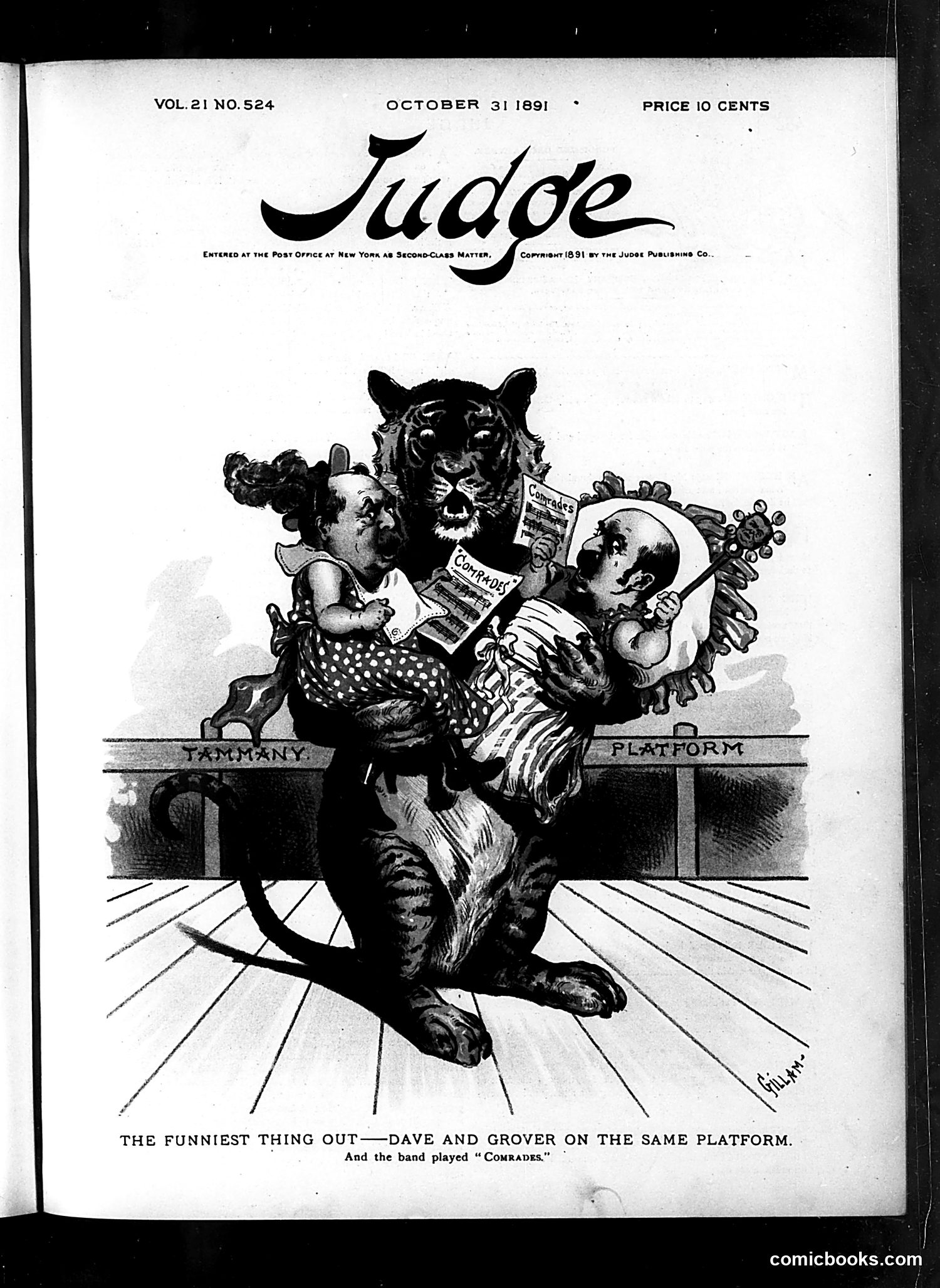 Judge — October 31, 1891 — page 1: Judge, 1891-10-31