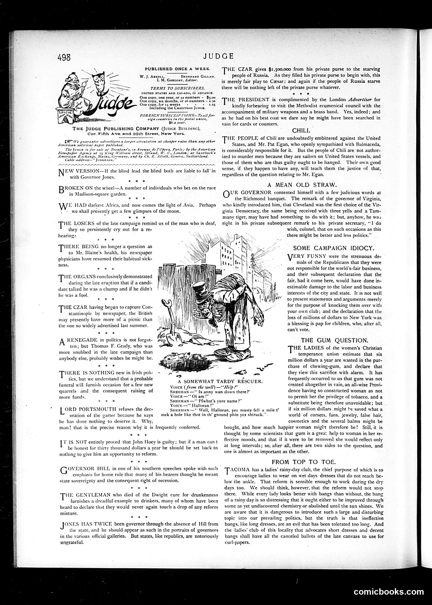Judge — November 7, 1891 — page 2: Judge, 1891-11-07