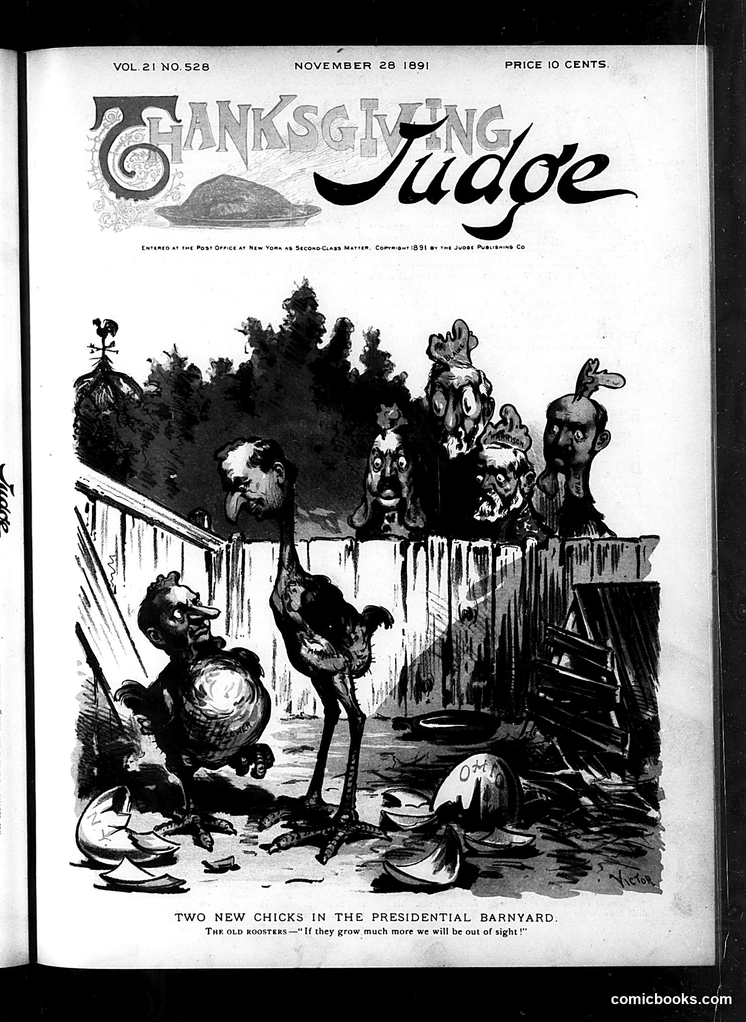 Judge — November 28, 1891 — page 1: Judge, 1891-11-28
