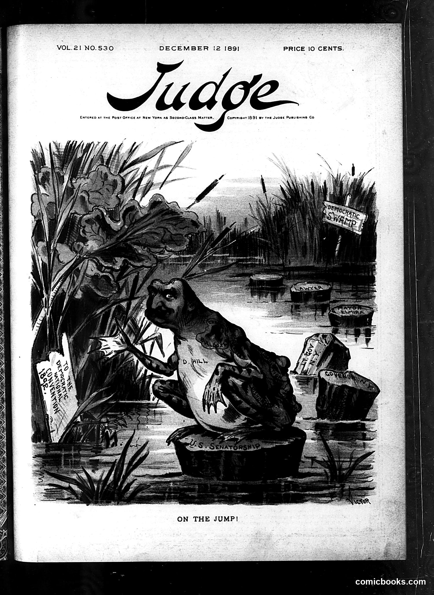 Judge — December 12, 1891 — page 1: Judge, 1891-12-12