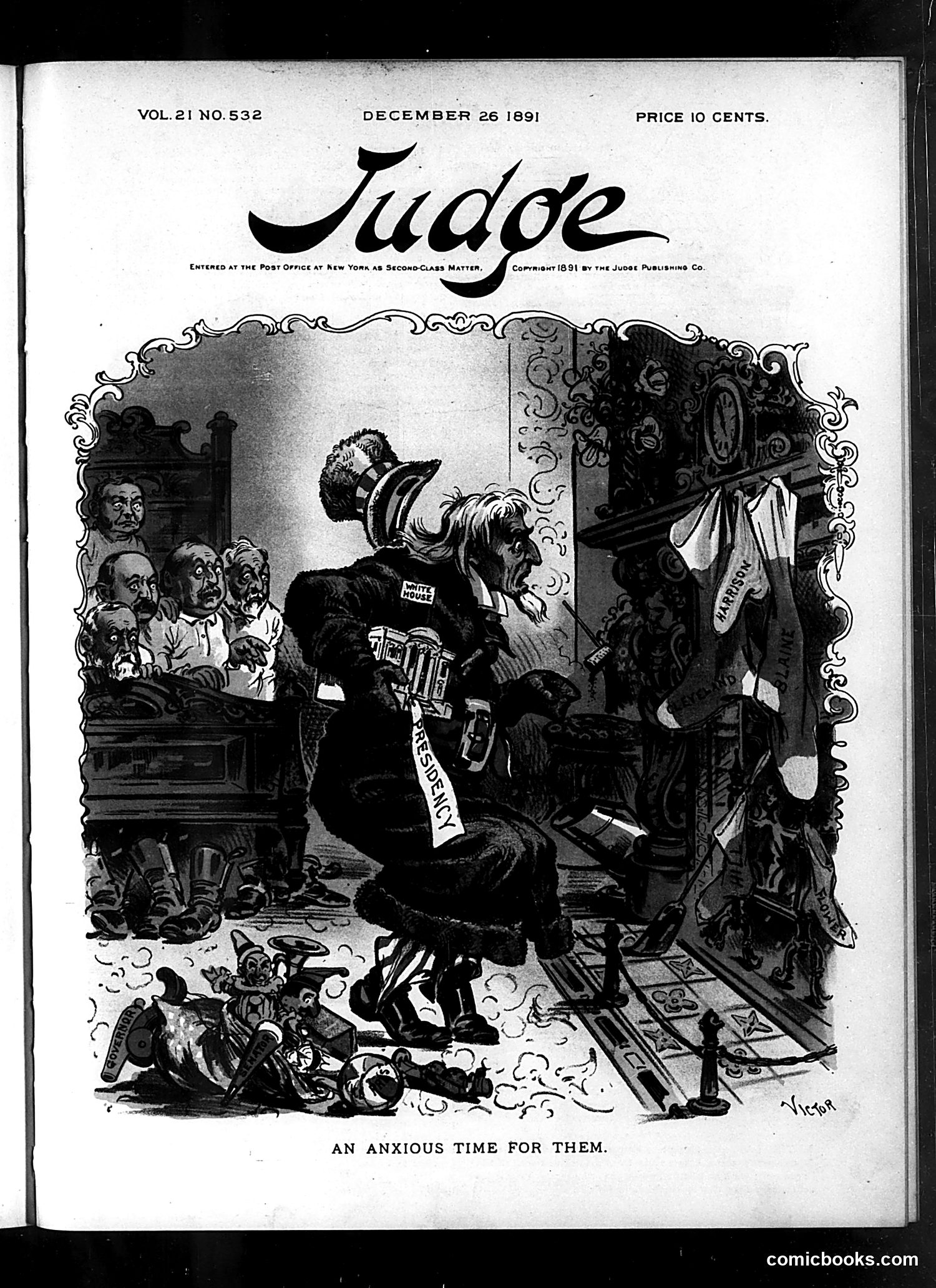 Judge — December 26, 1891 — page 1: Judge, 1891-12-26