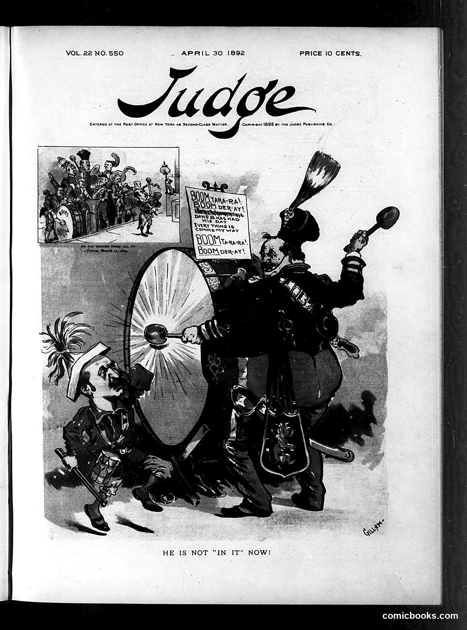 Judge — April 30, 1892 — page 1: Judge, 1892-04-30