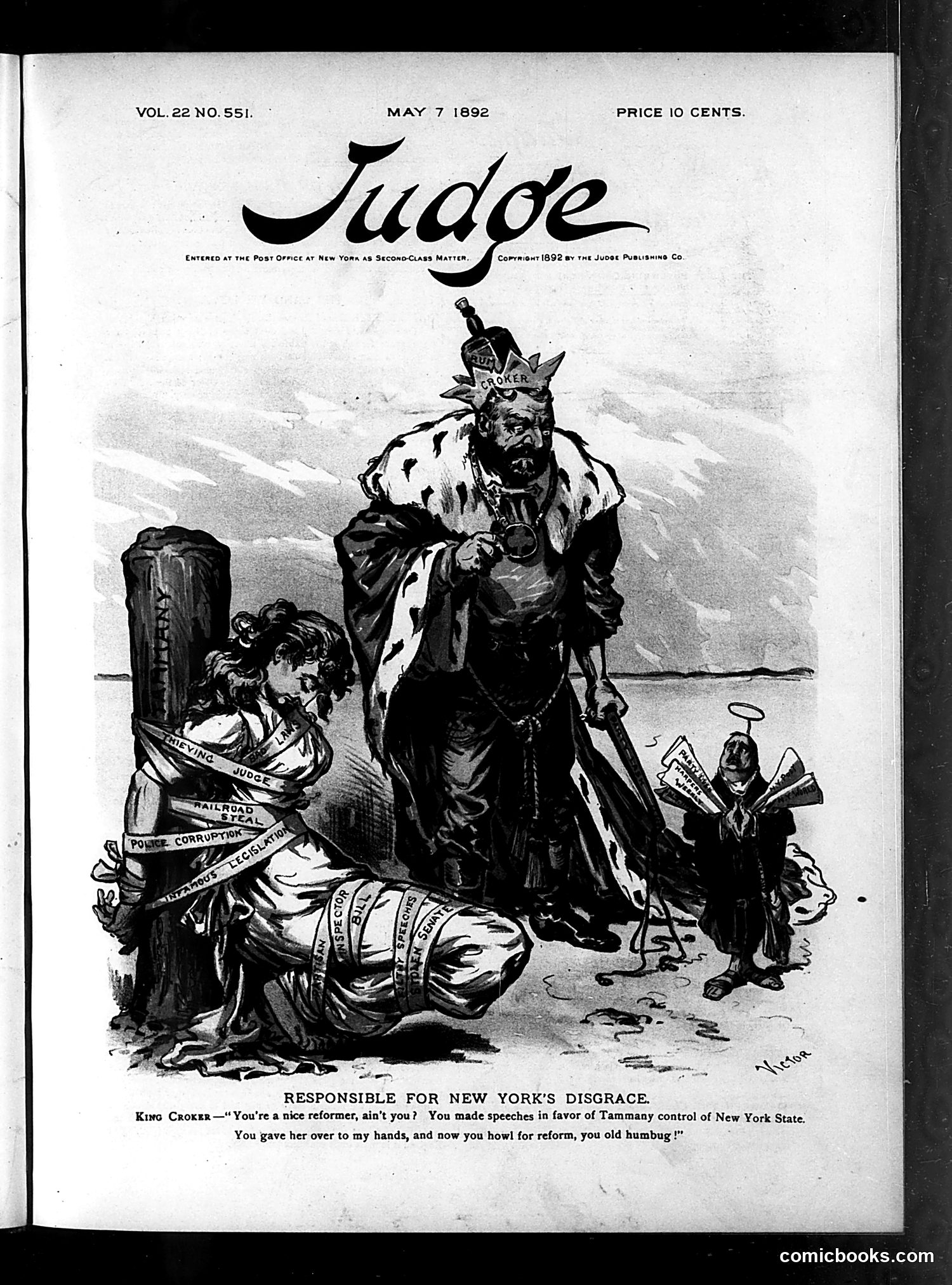 Judge — May 7, 1892 — page 1: Judge, 1892-05-07