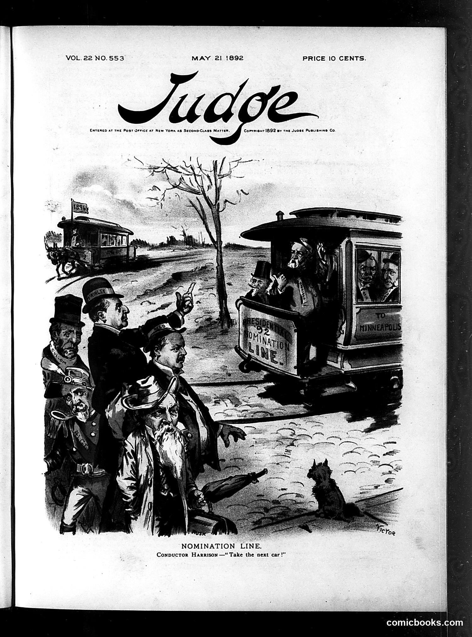 Judge — May 21, 1892 — page 1: Judge, 1892-05-21