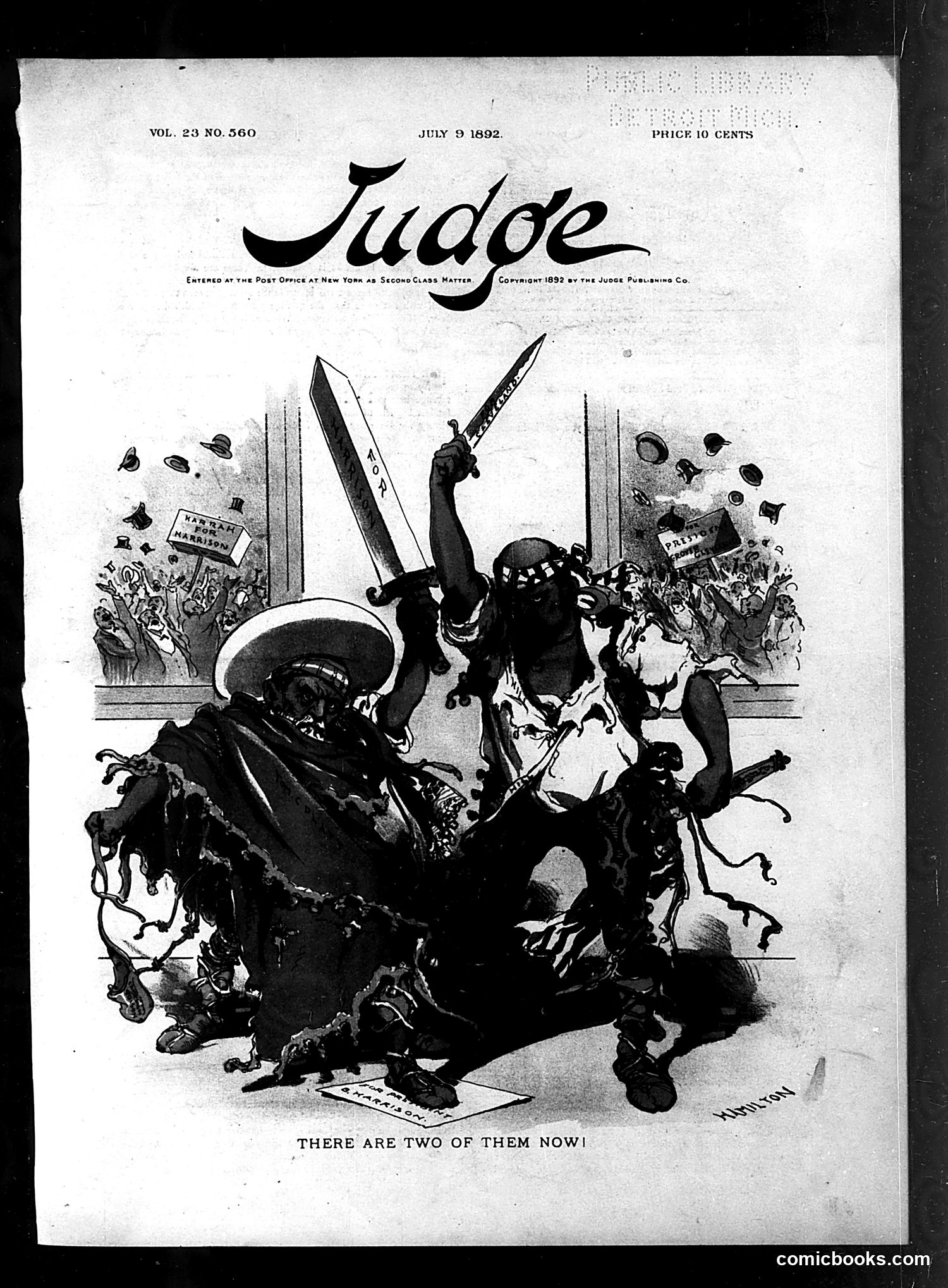 Judge — July 9, 1892 — page 1: Judge, 1892-07-09