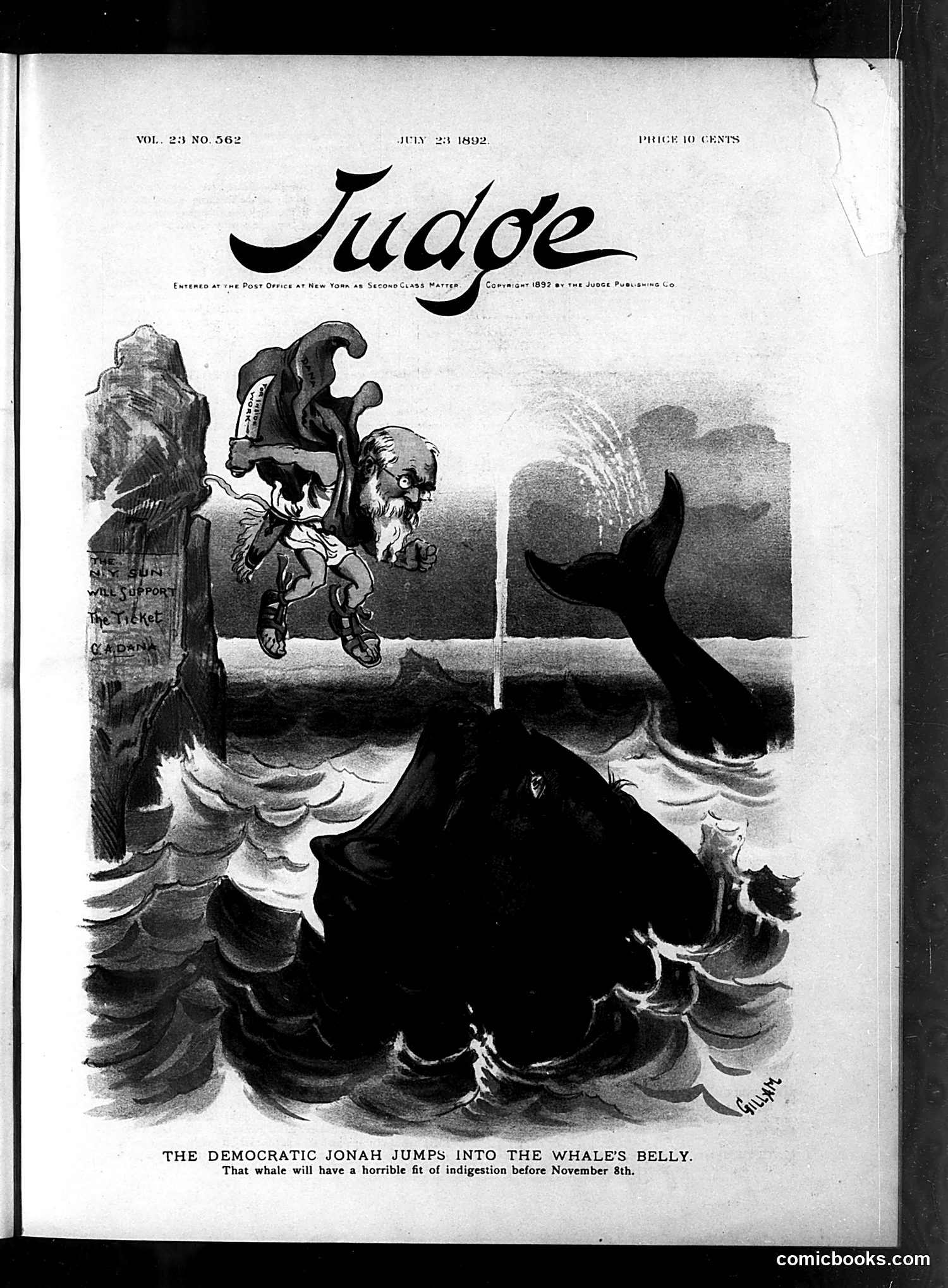 Judge — July 23, 1892 — page 1: Judge, 1892-07-23