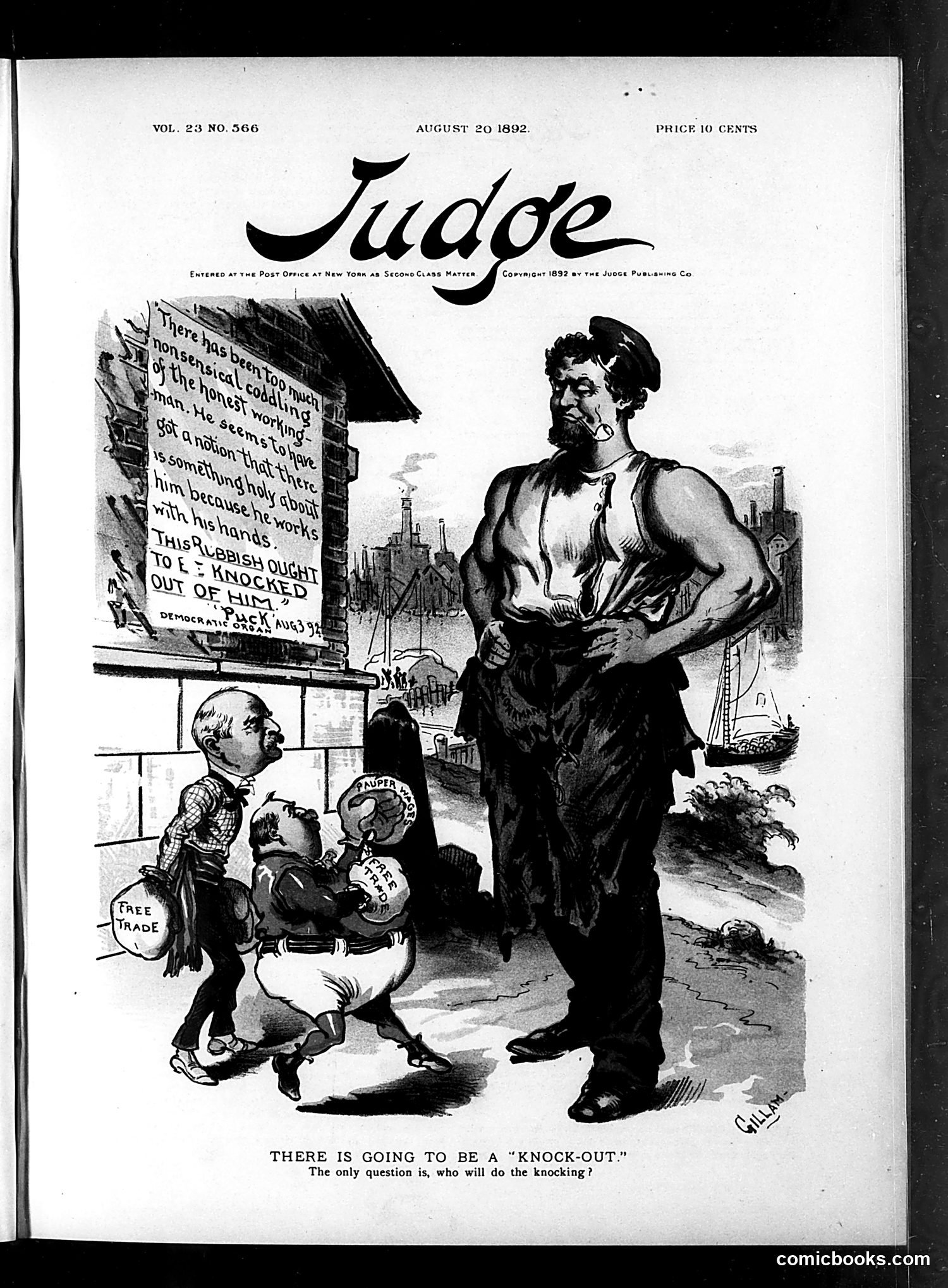 Judge — August 20, 1892 — page 1: Judge, 1892-08-20