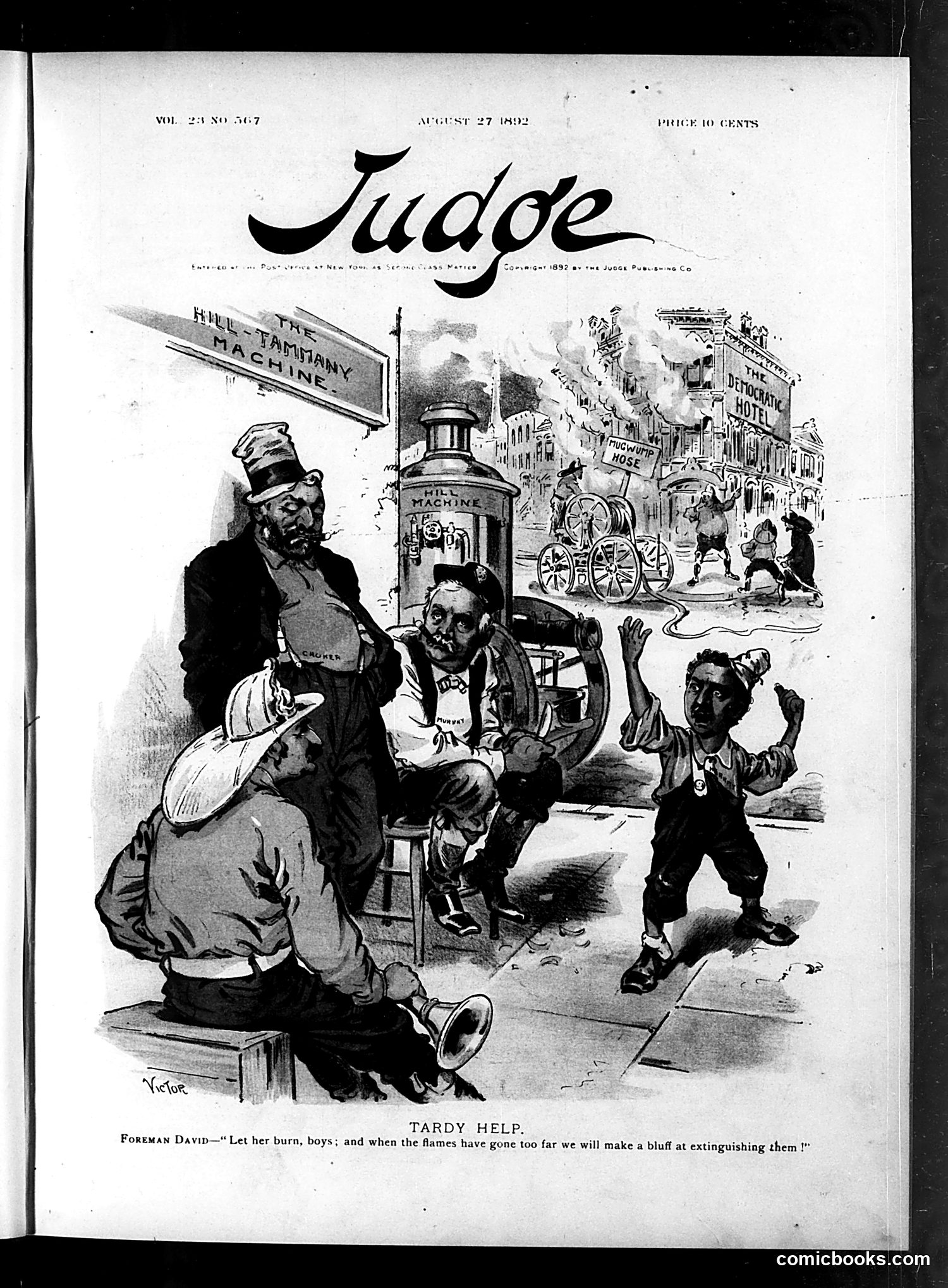 Judge — August 27, 1892 — page 1: Judge, 1892-08-27