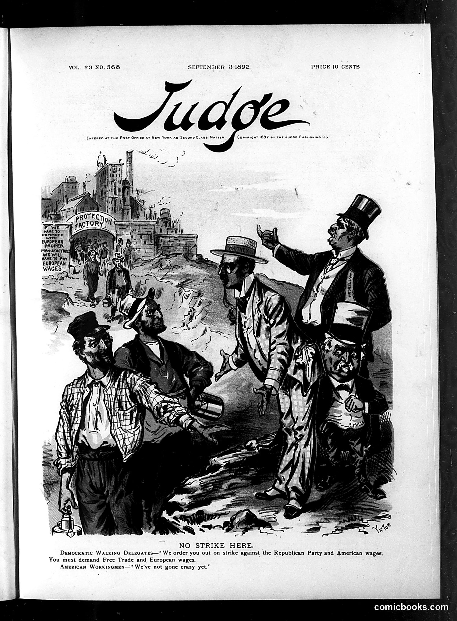 Judge — September 3, 1892 — page 1: Judge, 1892-09-03