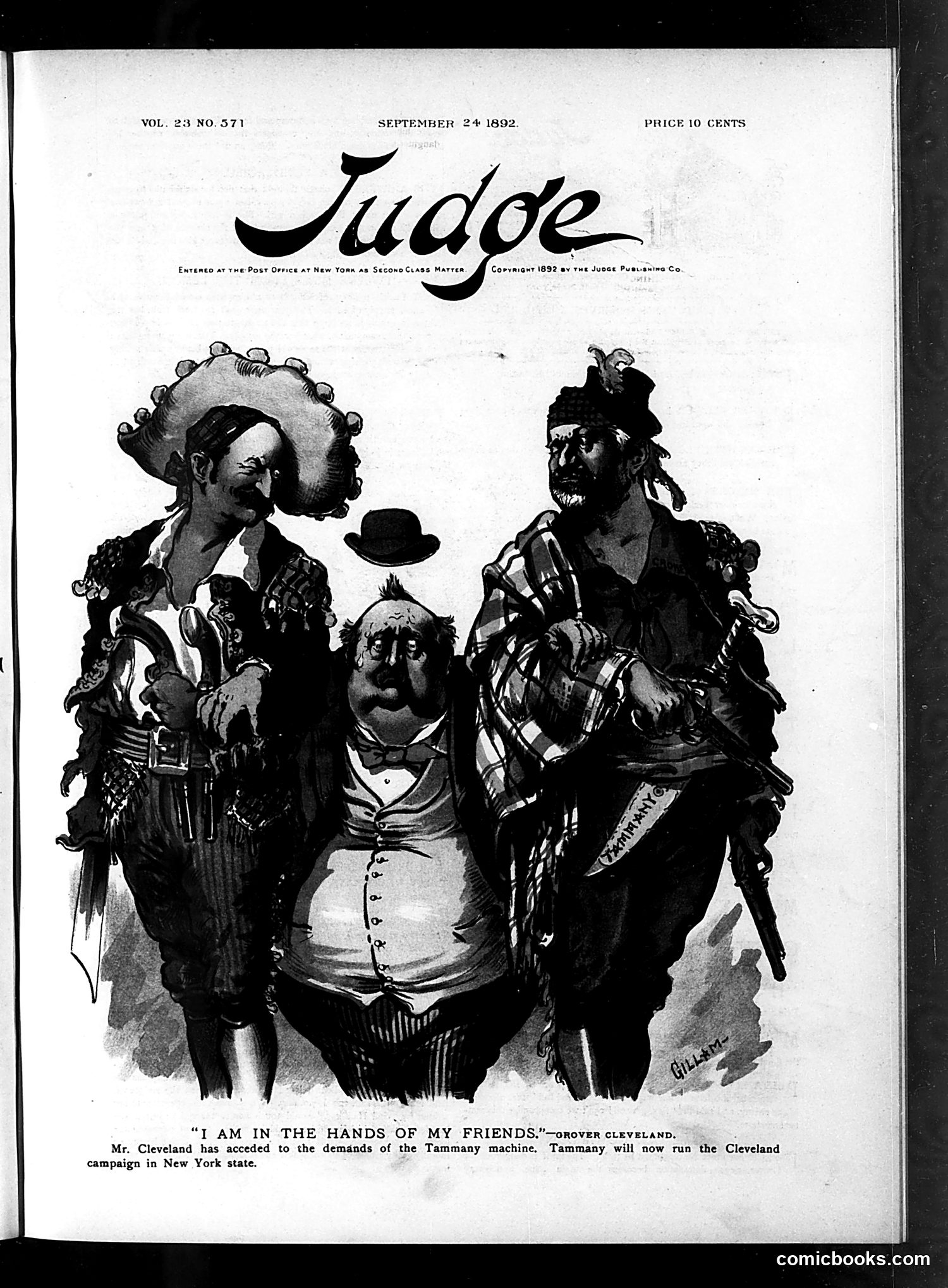 Judge — September 24, 1892 — page 1: Judge, 1892-09-24