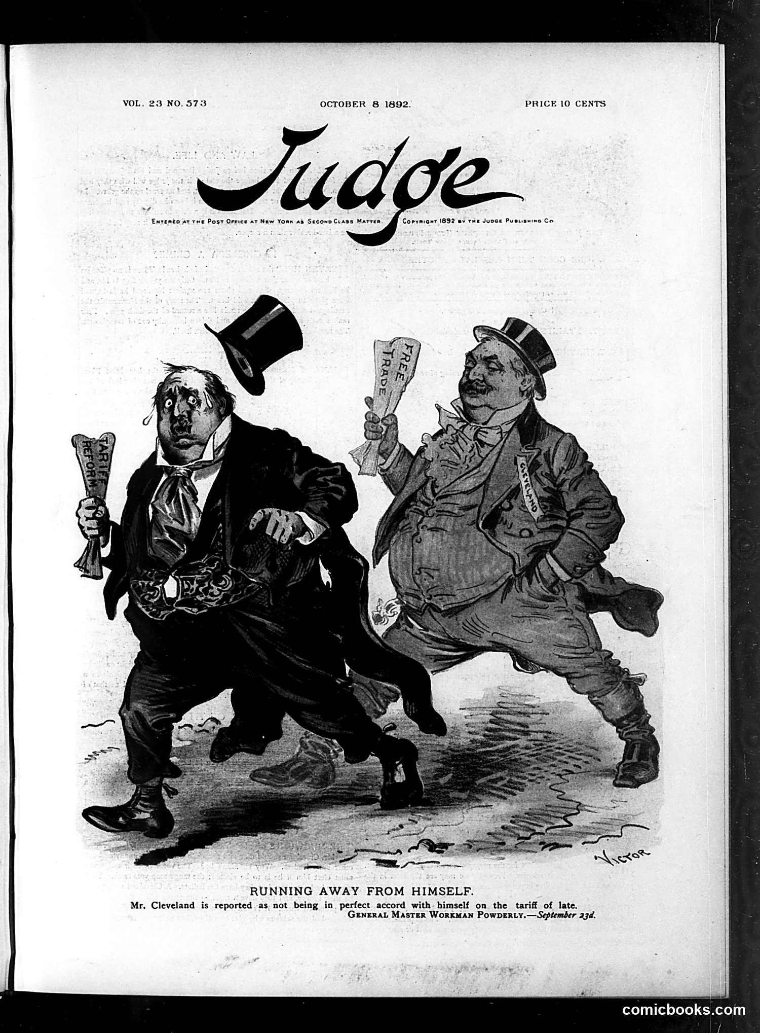 Judge — October 8, 1892 — page 1: Judge, 1892-10-08