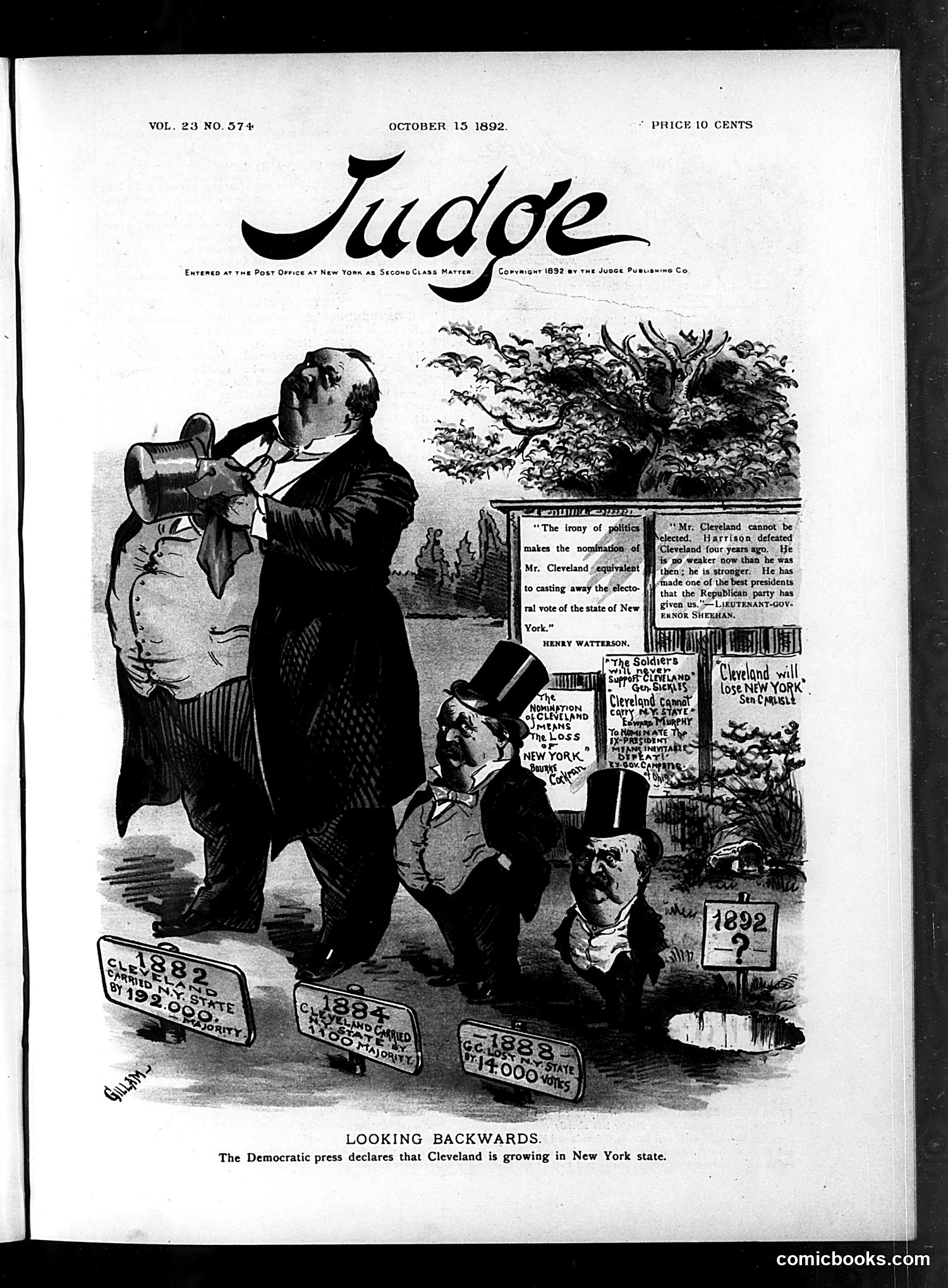 Judge — October 15, 1892 — page 1: Judge, 1892-10-15