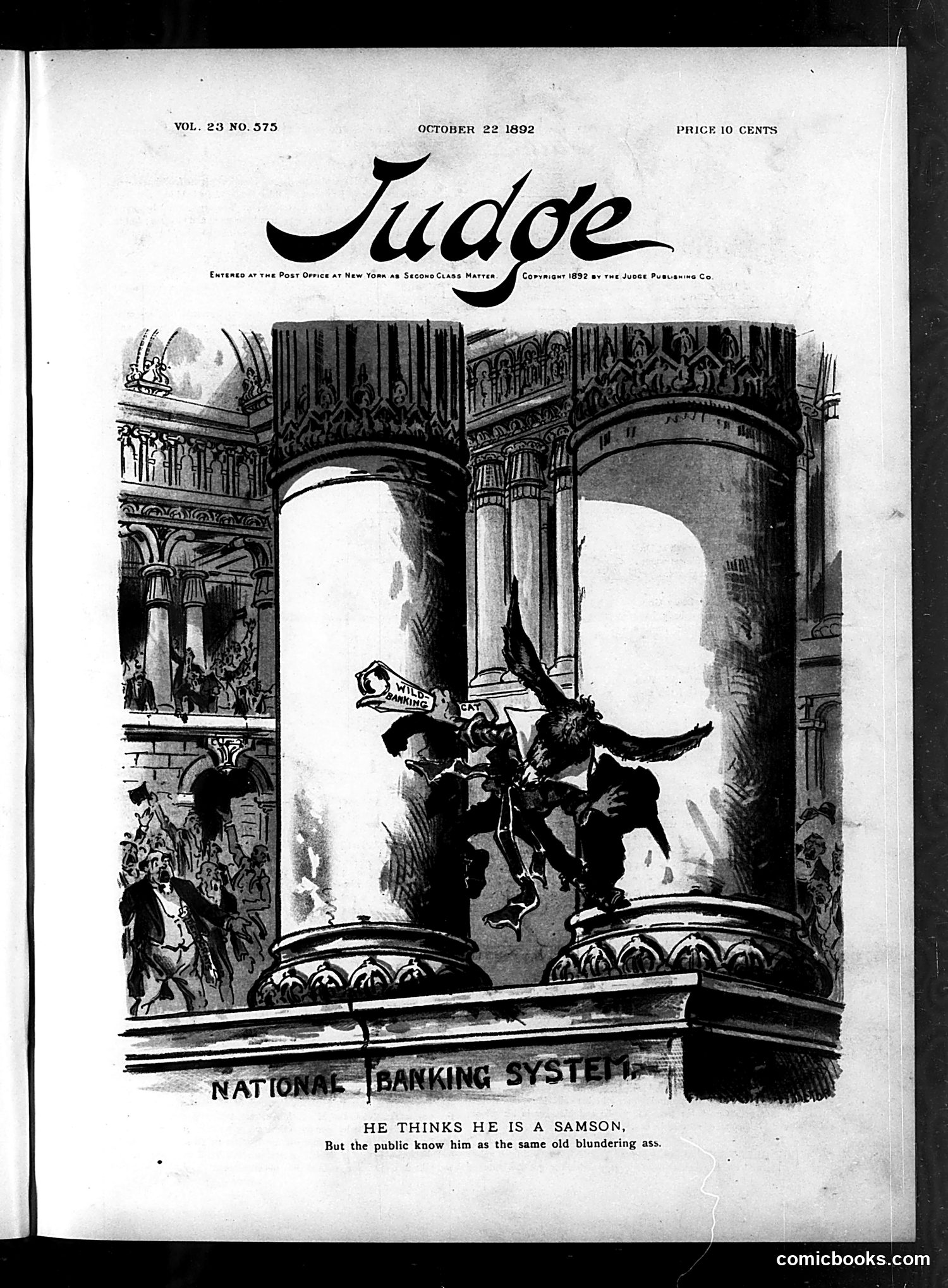Judge — October 22, 1892 — page 1: Judge, 1892-10-22