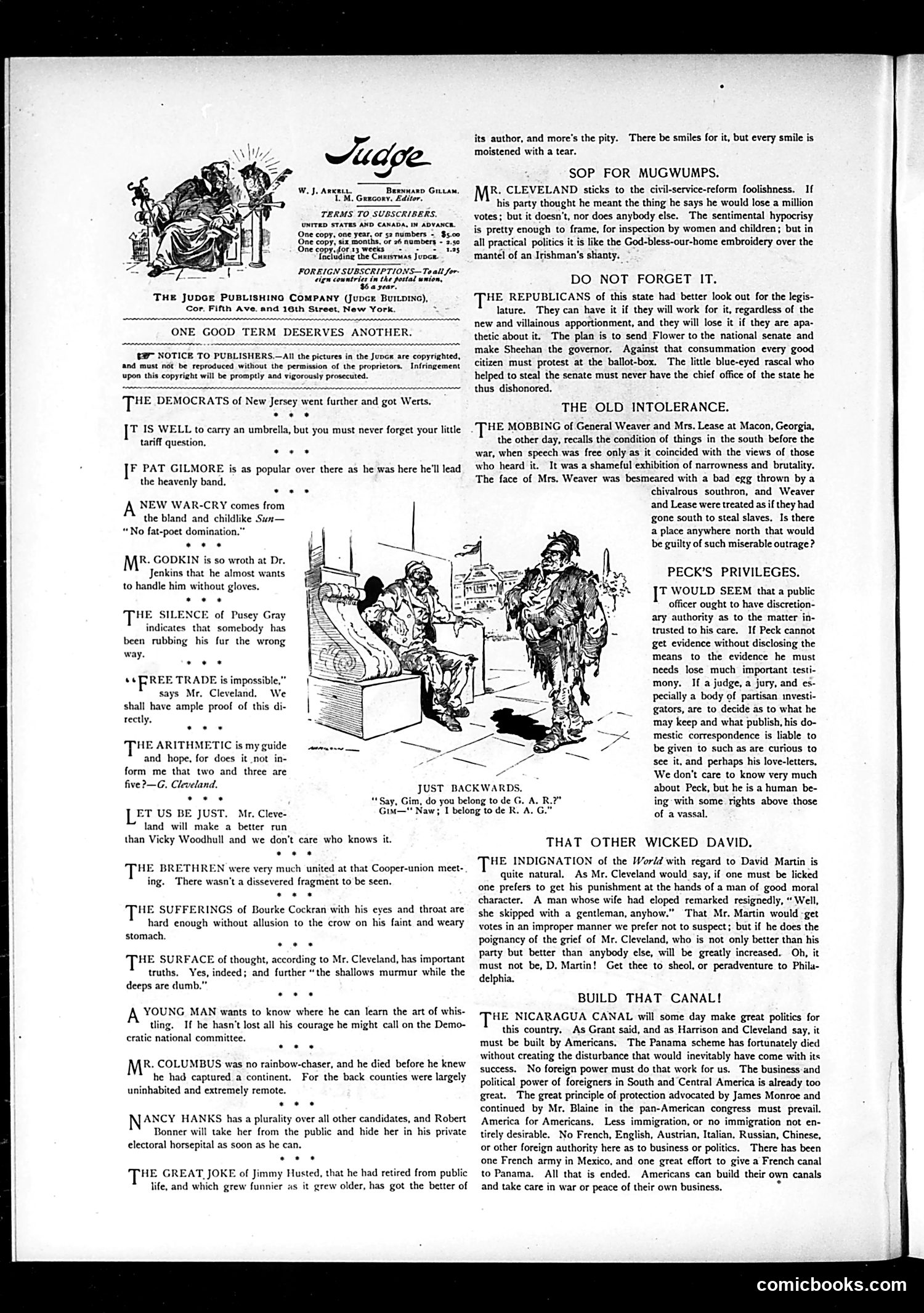 Judge — October 22, 1892 — page 2: Judge, 1892-10-22