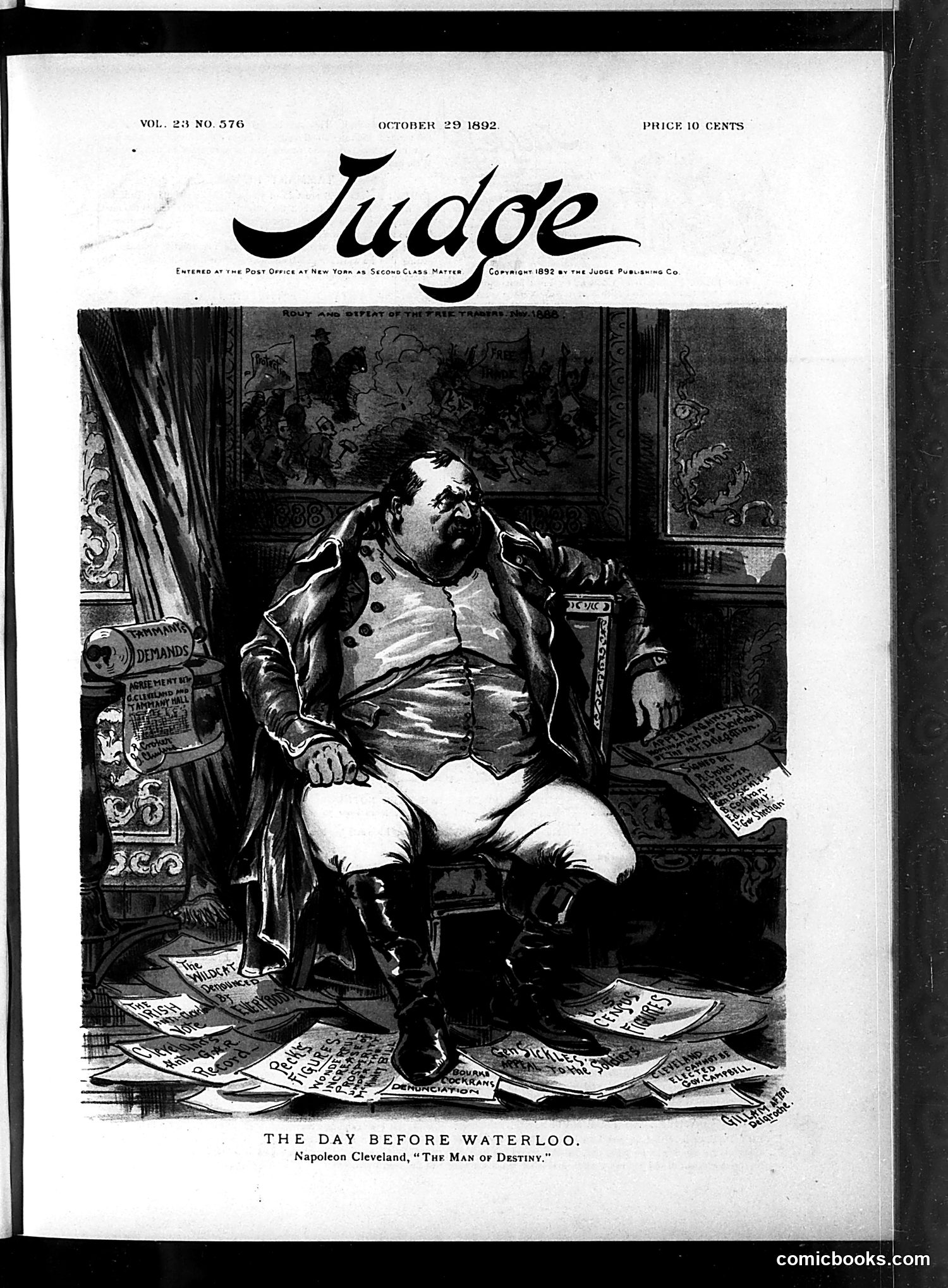 Judge — October 29, 1892 — page 1: Judge, 1892-10-29