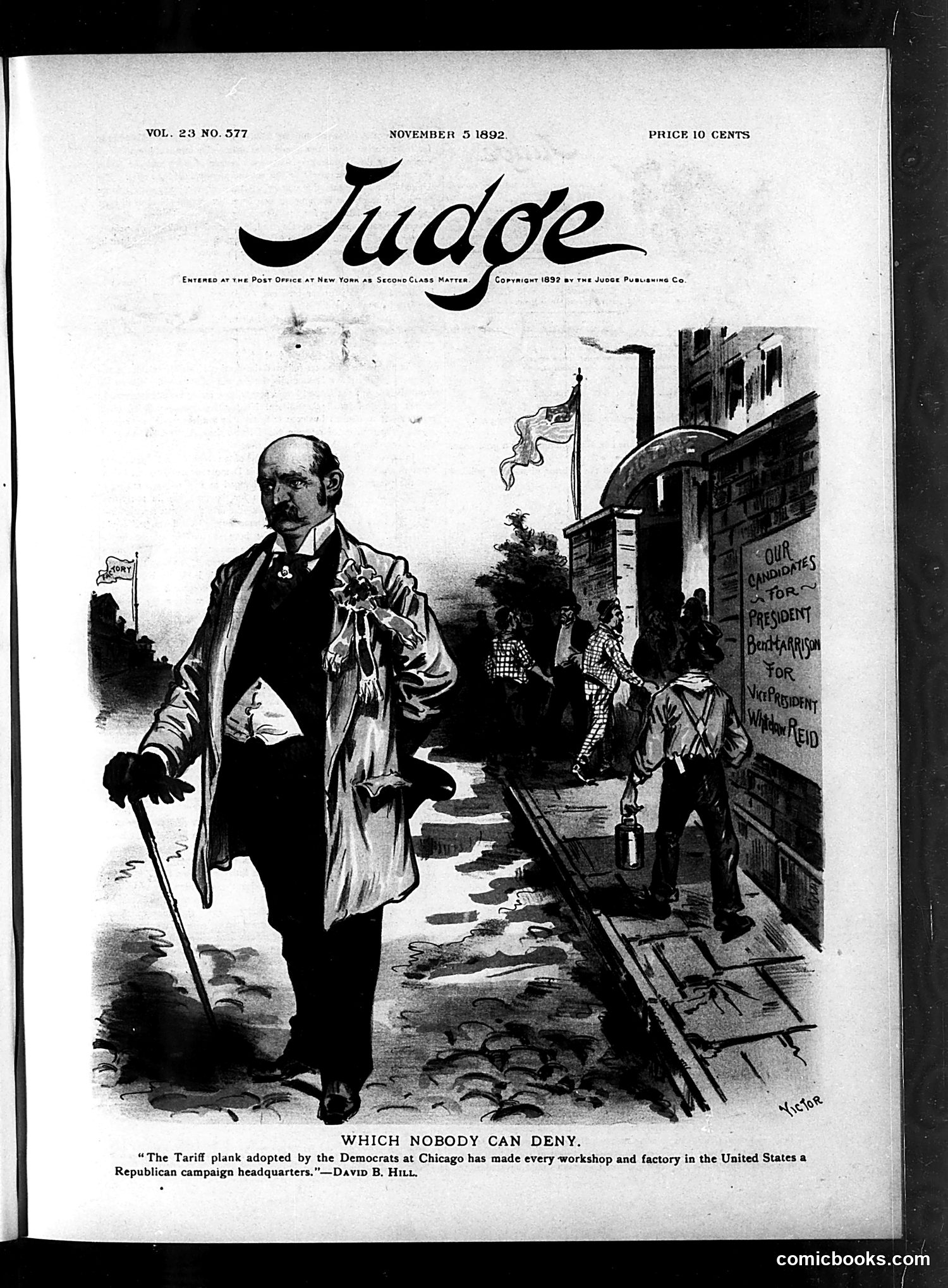 Judge — November 5, 1892 — page 1: Judge, 1892-11-05