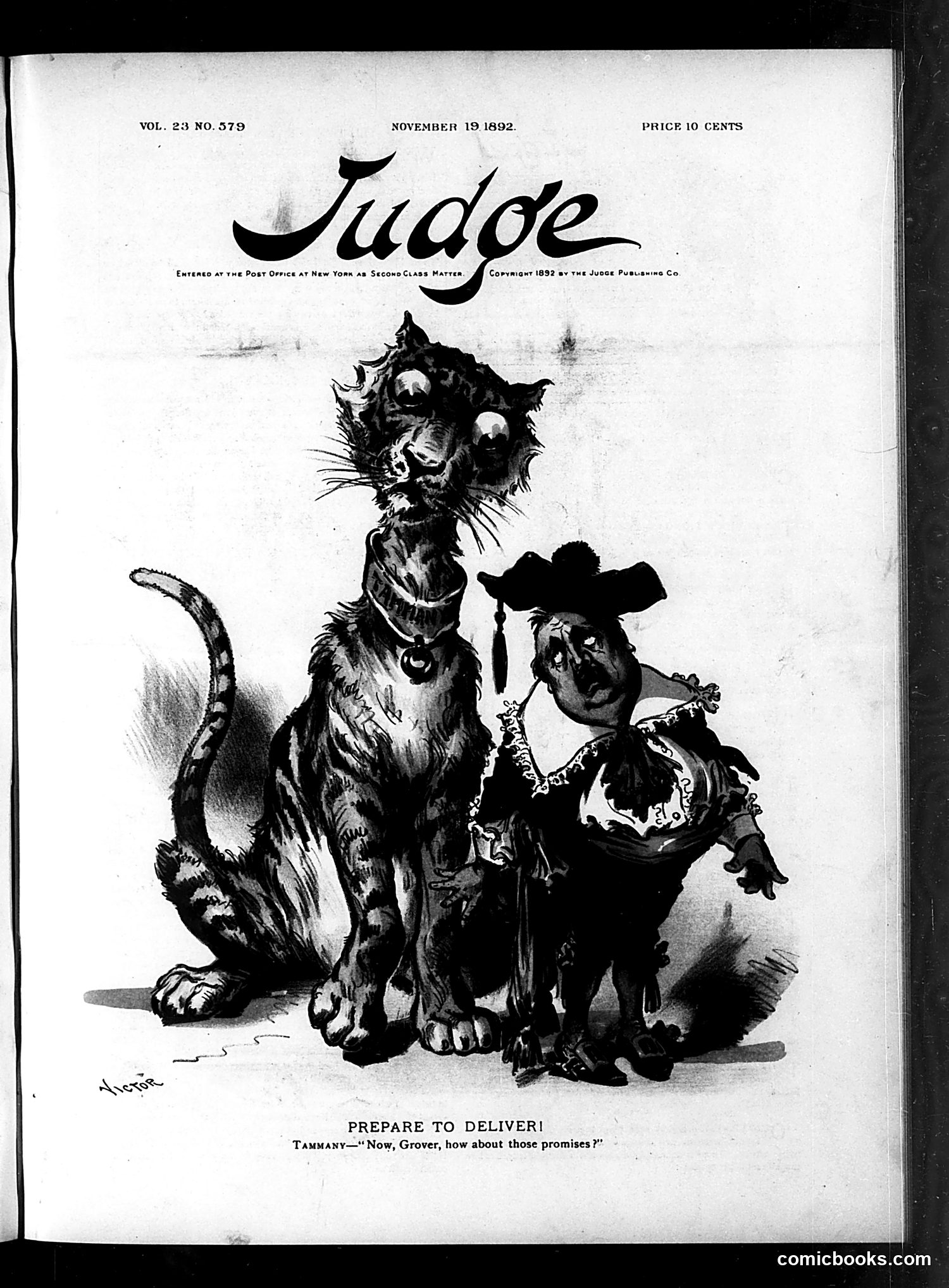 Judge — November 19, 1892 — page 1: Judge, 1892-11-19