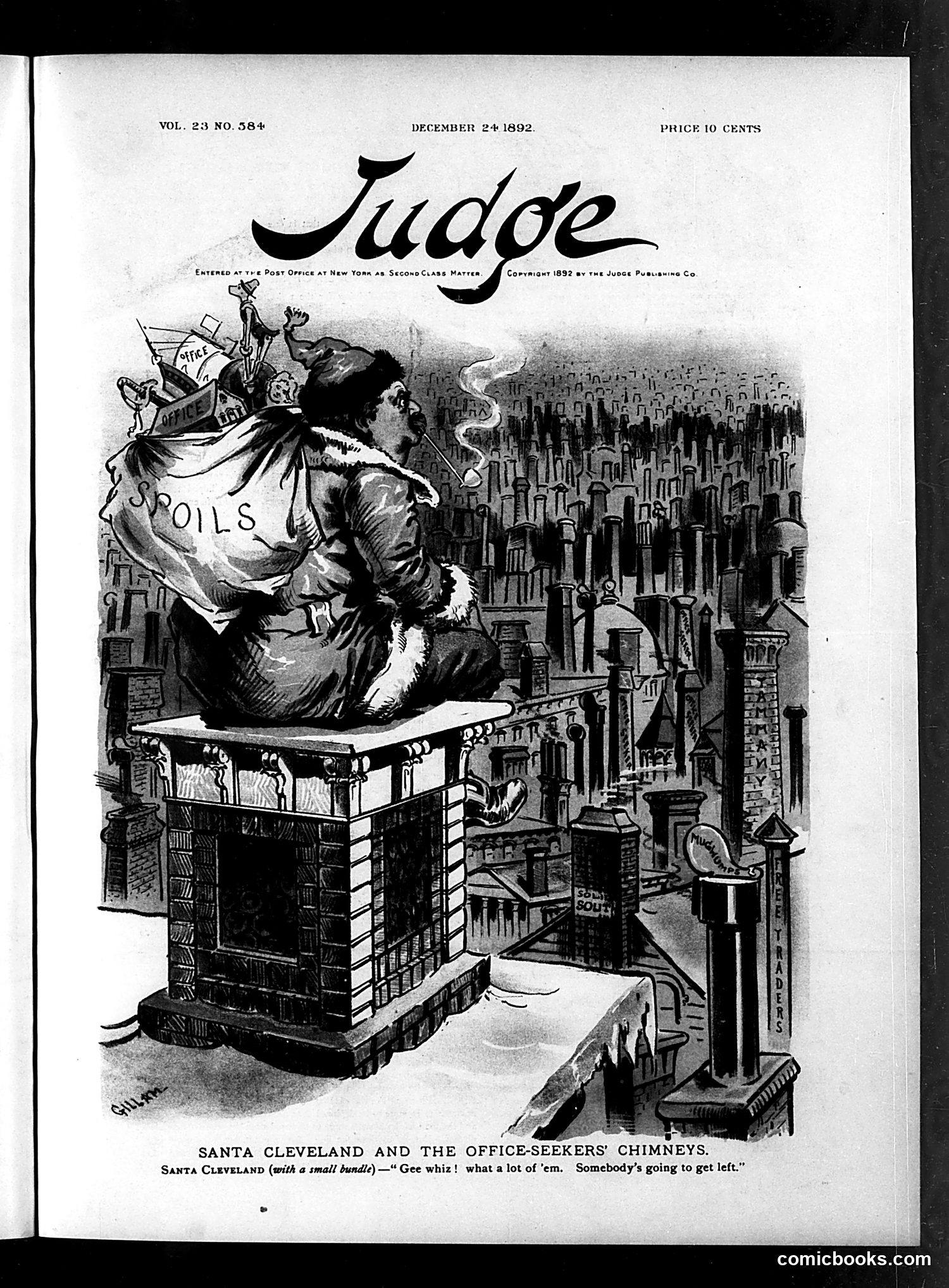 Judge — December 24, 1892 — page 1: Judge, 1892-12-24