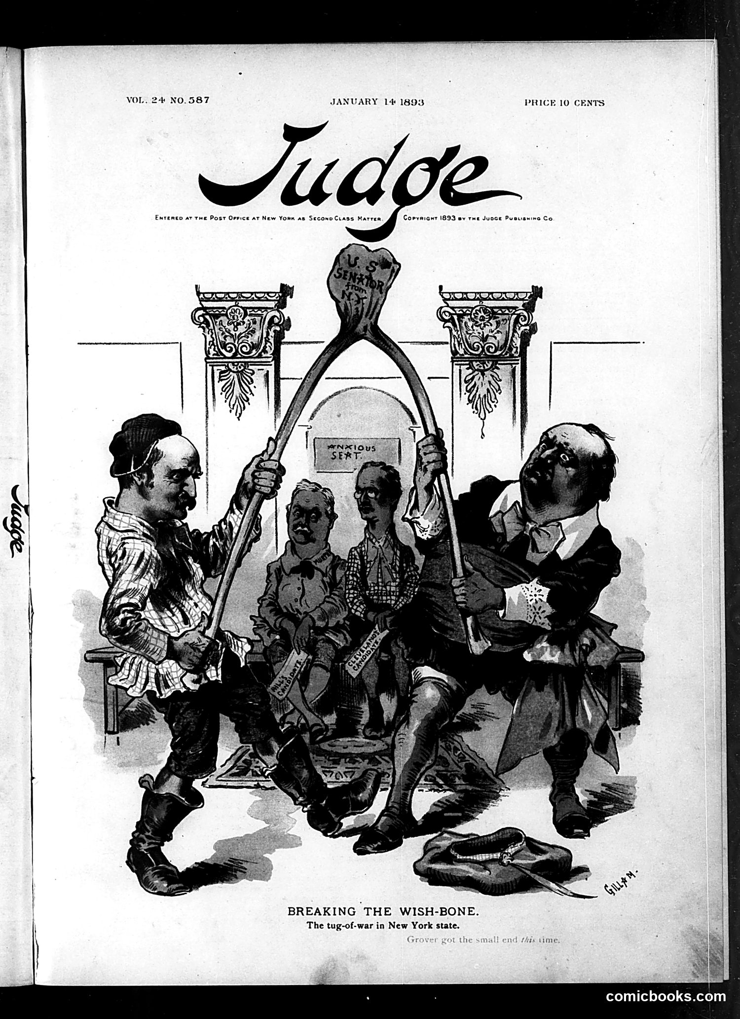 Judge — January 14, 1893 — page 1: Judge, 1893-01-14