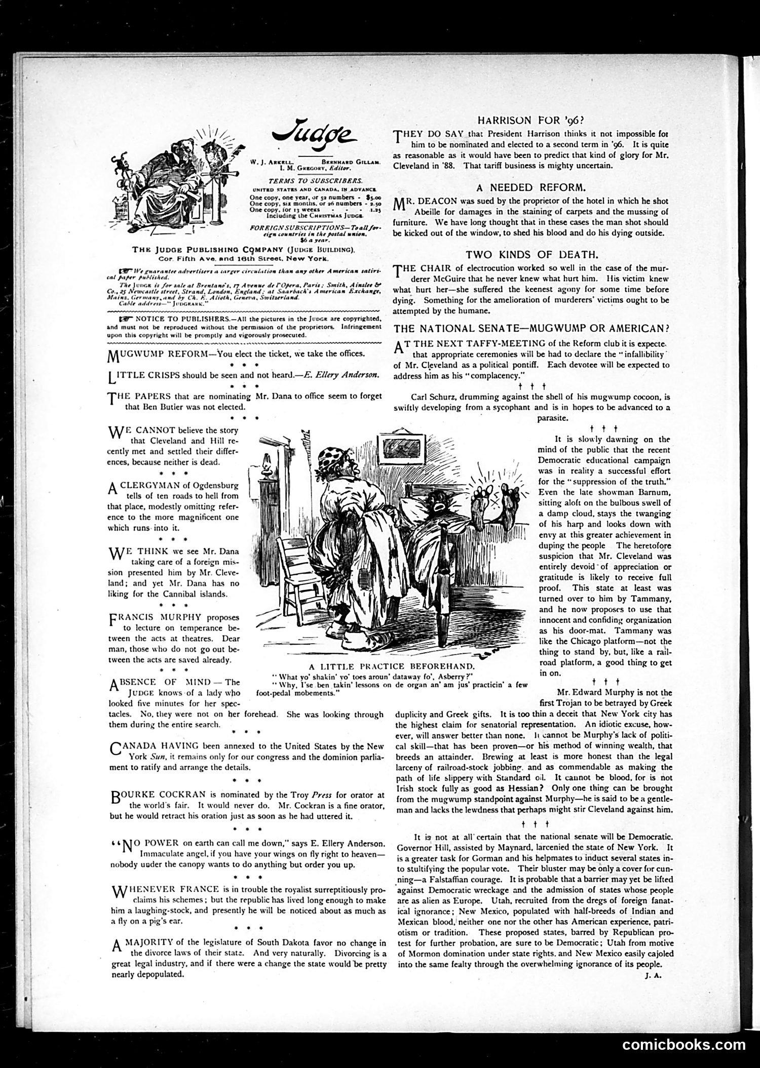 Judge — January 14, 1893 — page 2: Judge, 1893-01-14