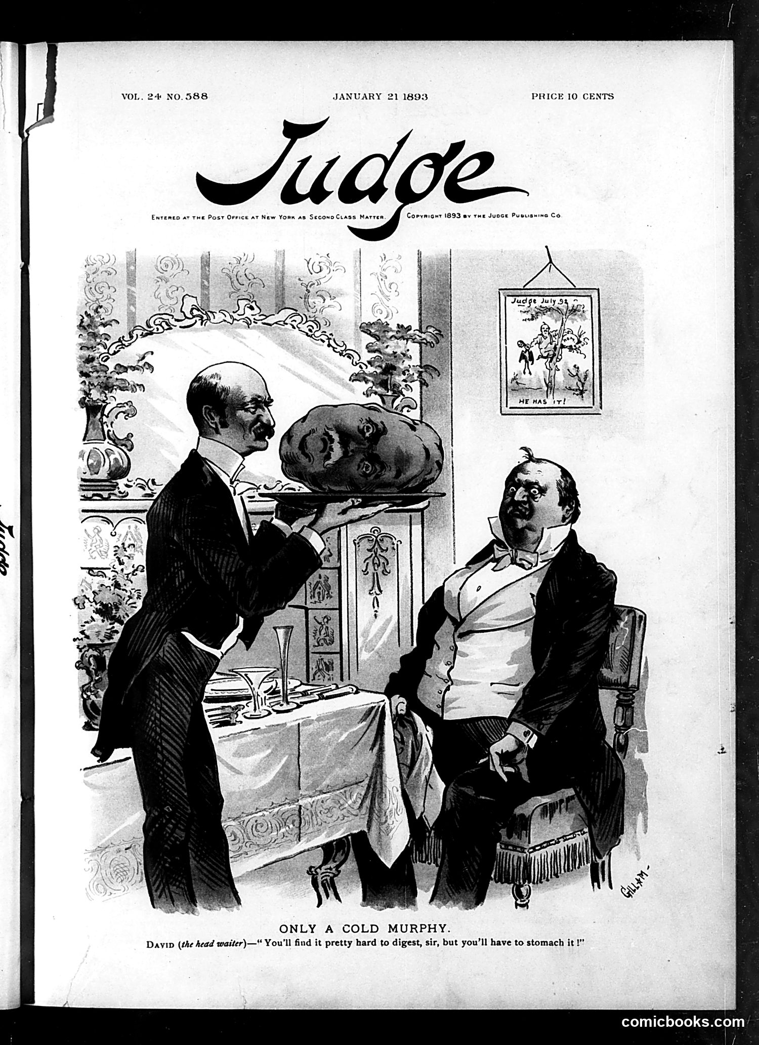 Judge — January 21, 1893 — page 1: Judge, 1893-01-21