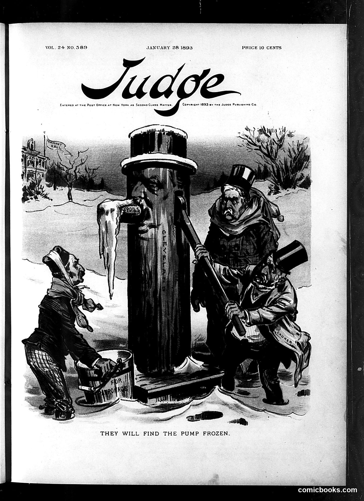 Judge — January 28, 1893 — page 1: Judge, 1893-01-28