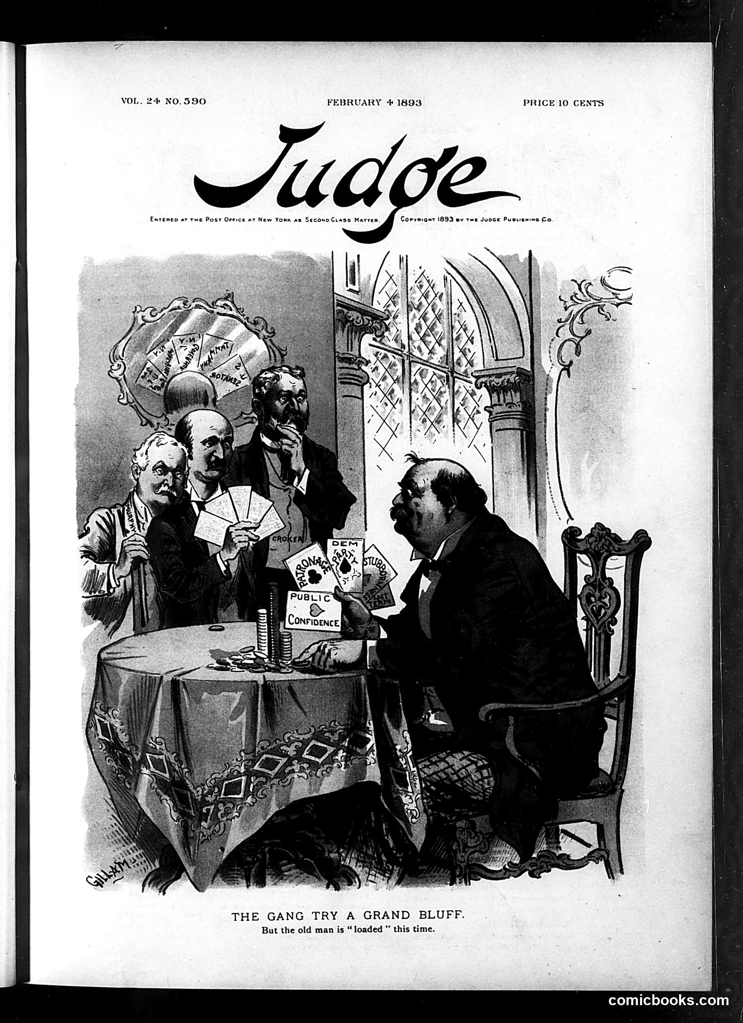 Judge — February 4, 1893 — page 1: Judge, 1893-02-04
