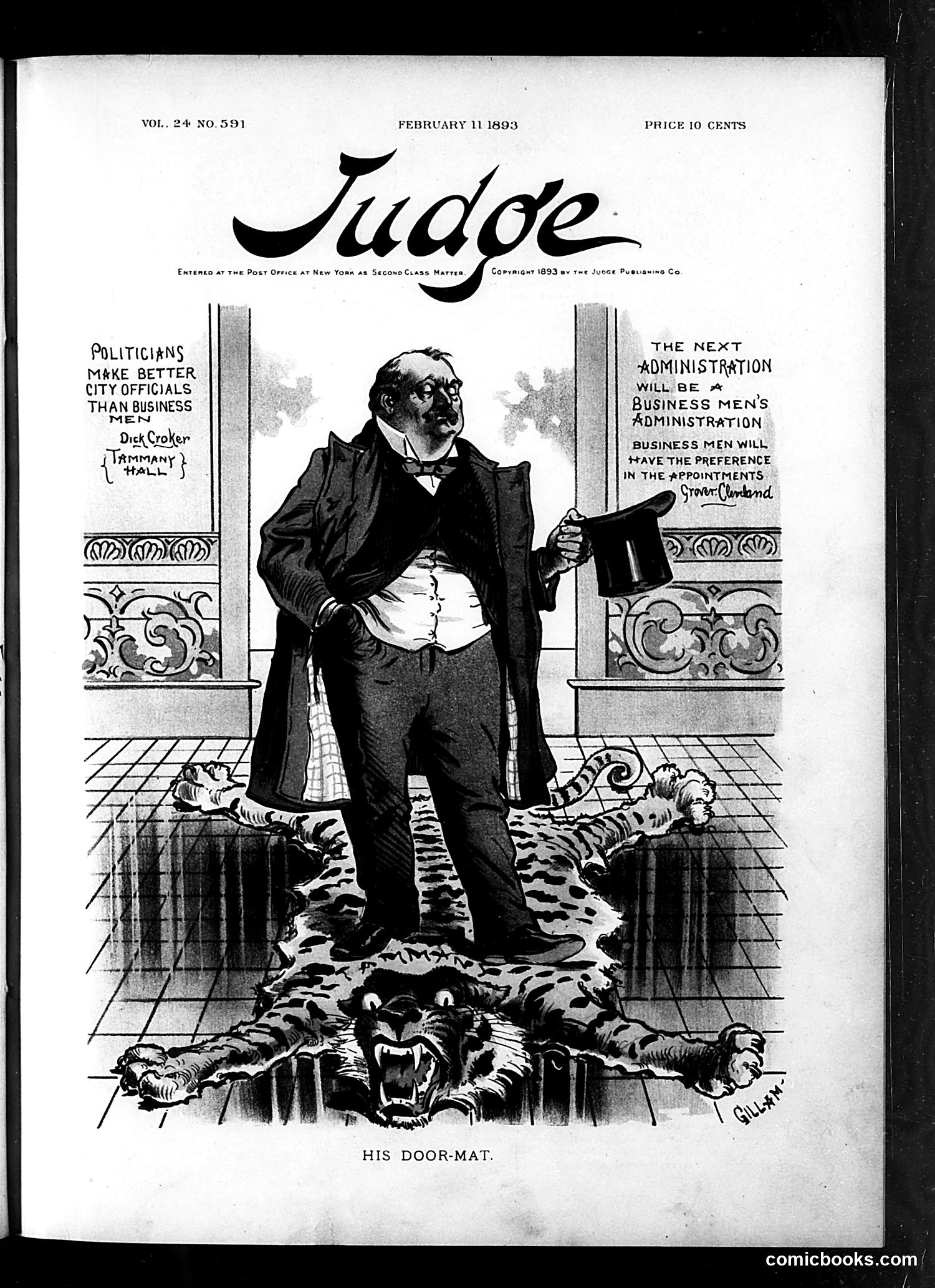 Judge — February 11, 1893 — page 1: Judge, 1893-02-11