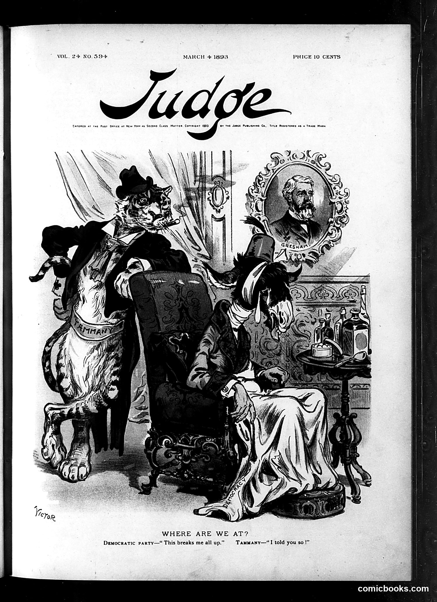 Judge — March 4, 1893 — page 1: Judge, 1893-03-04