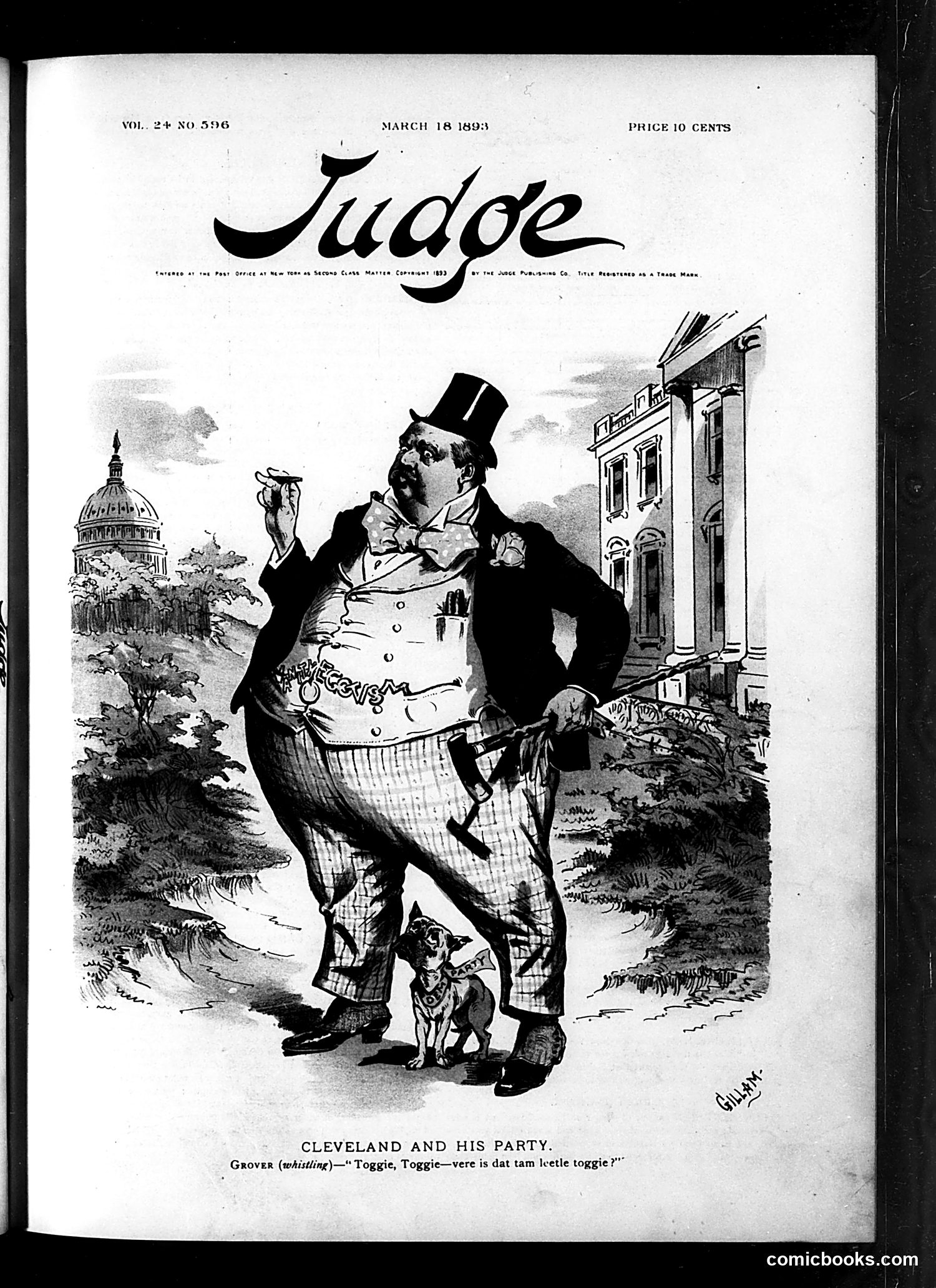 Judge — March 18, 1893 — page 1: Judge, 1893-03-18