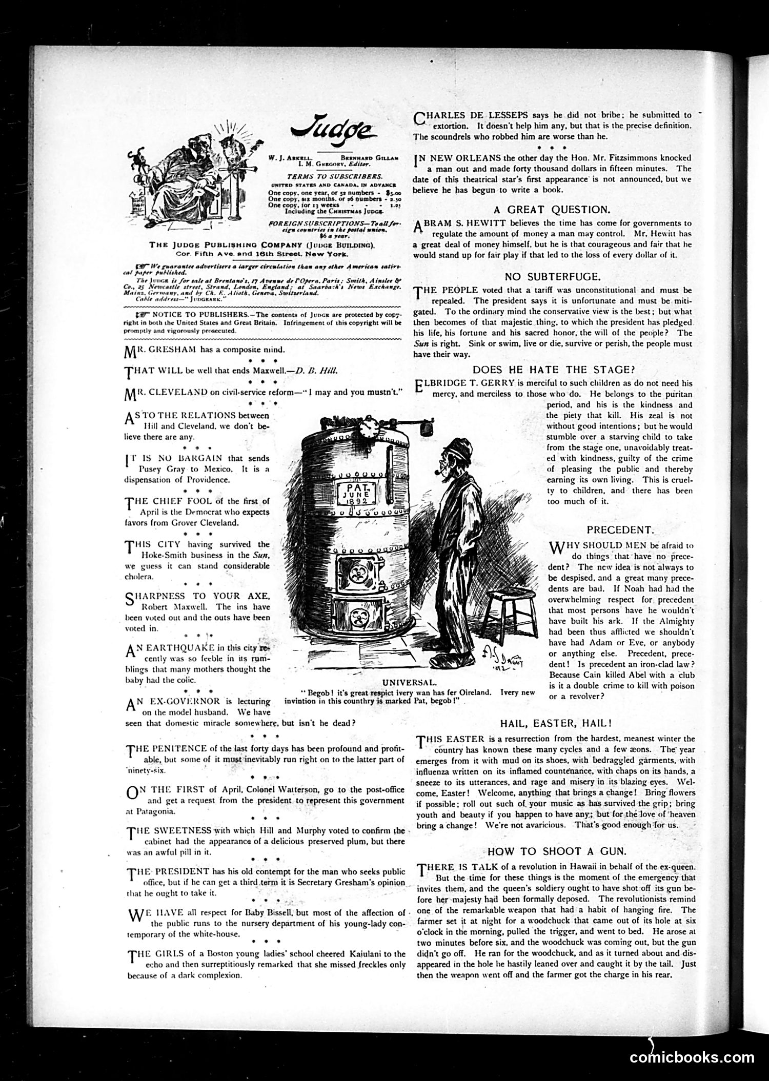 Judge — April 1, 1893 — page 2: Judge, 1893-04-01