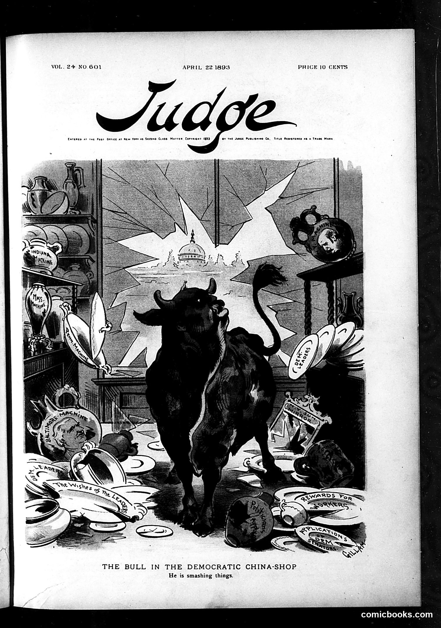 Judge — April 22, 1893 — page 1: Judge, 1893-04-22