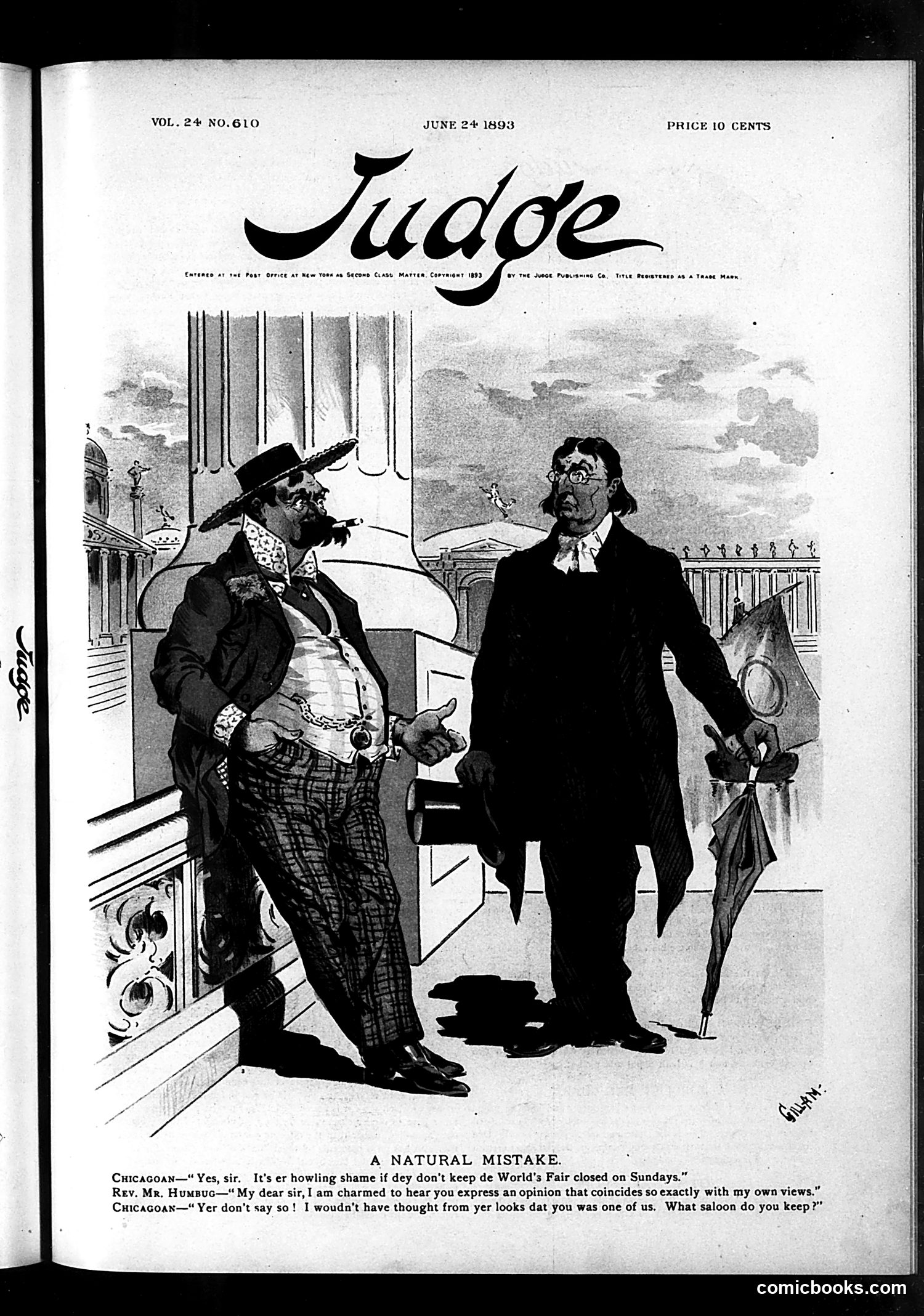 Judge — June 24, 1893 — page 1: Judge, 1893-06-24