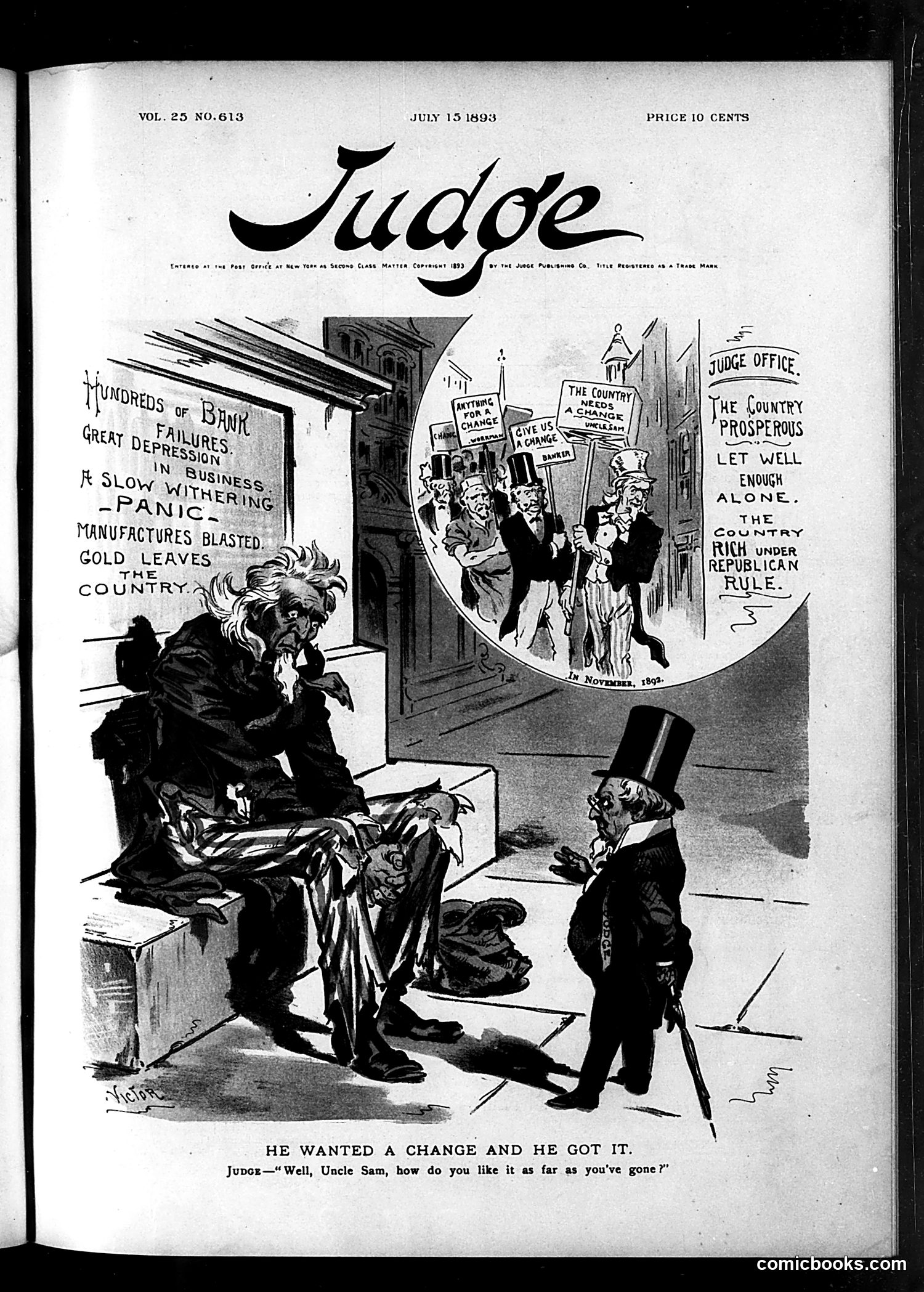 Judge — July 15, 1893 — page 1: Judge, 1893-07-15