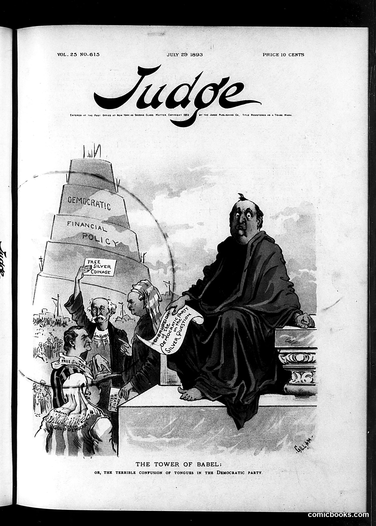 Judge — July 29, 1893 — page 1: Judge, 1893-07-29