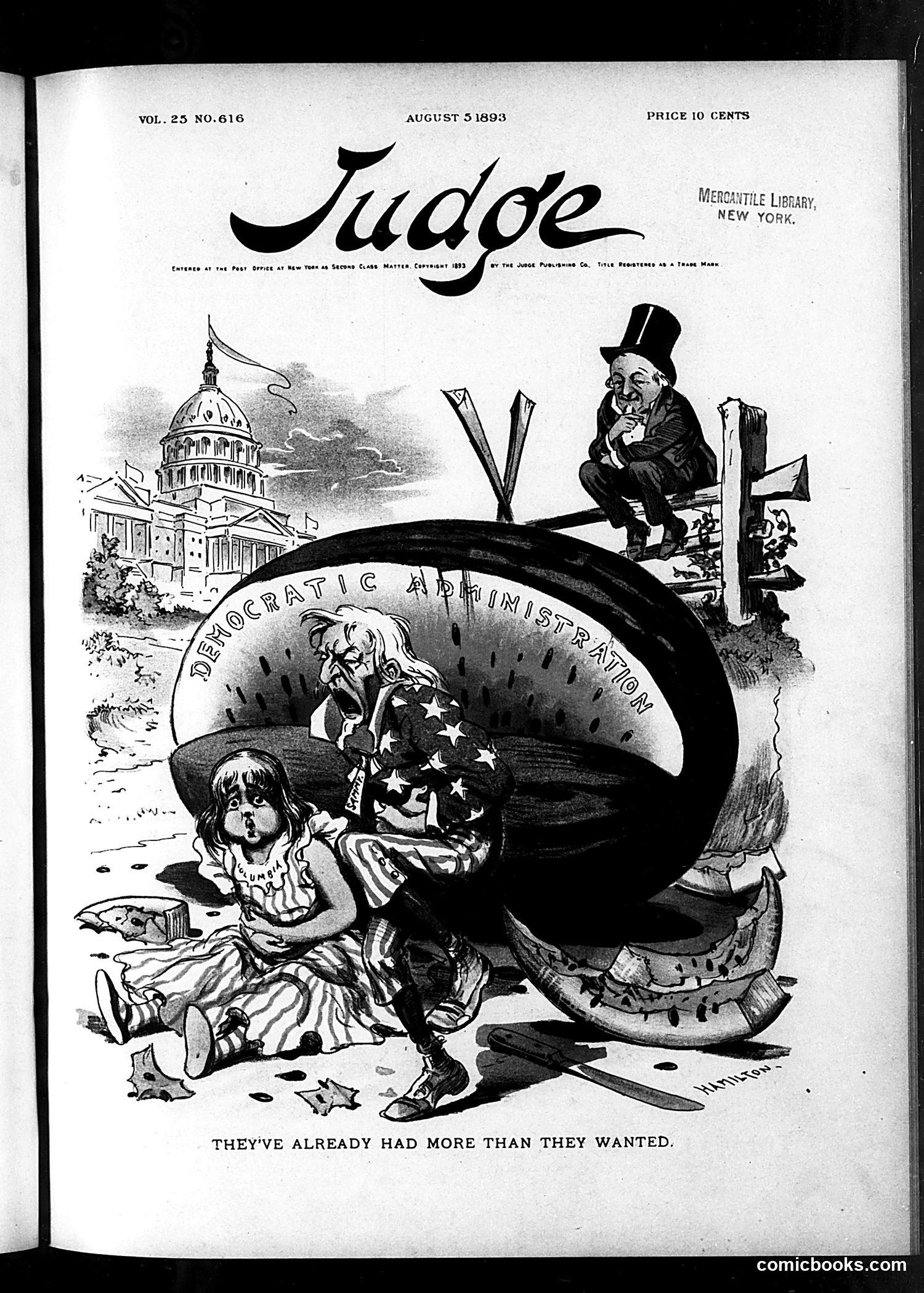 Judge — August 5, 1893 — page 1: Judge, 1893-08-05