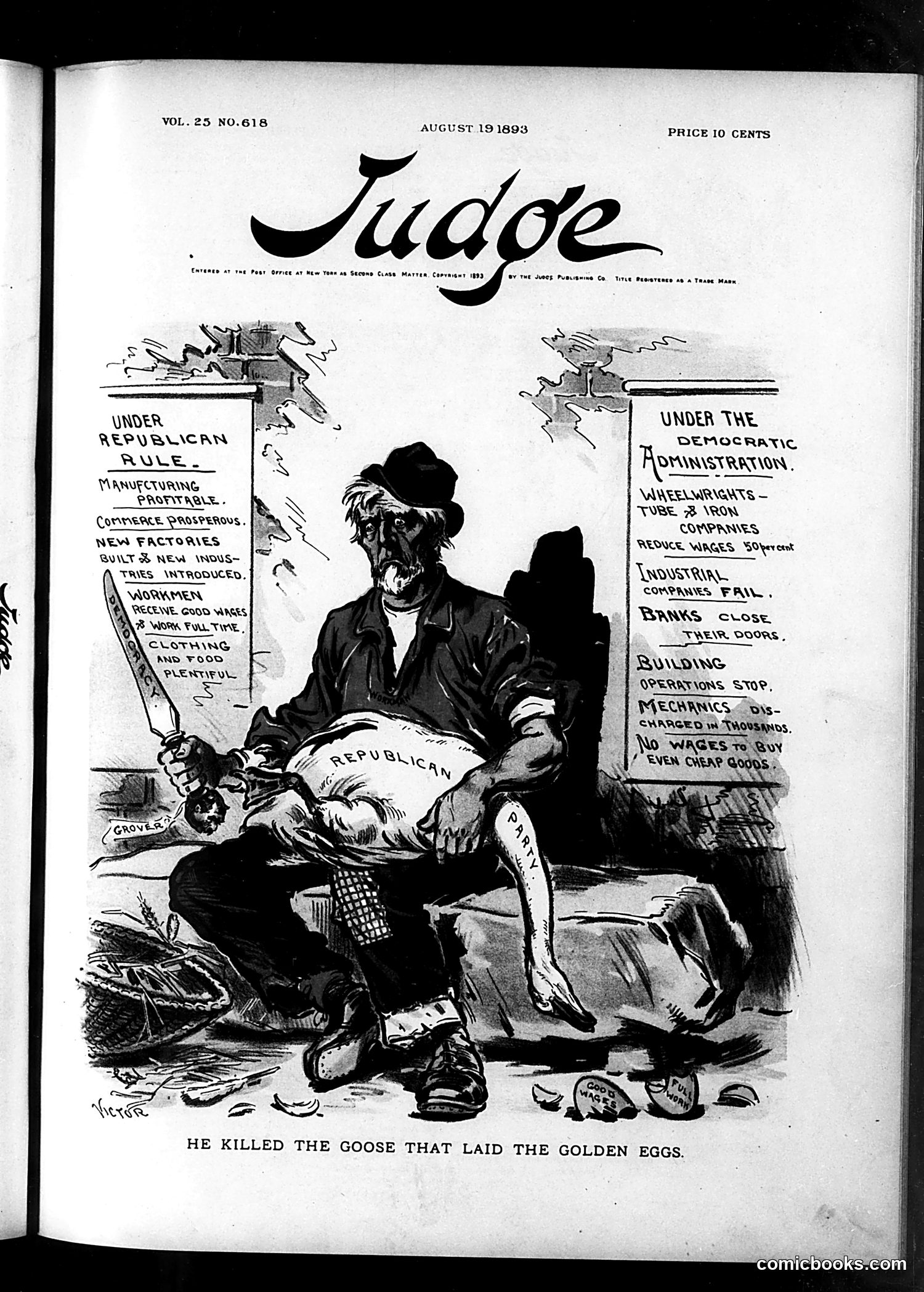 Judge — August 19, 1893 — page 1: Judge, 1893-08-19