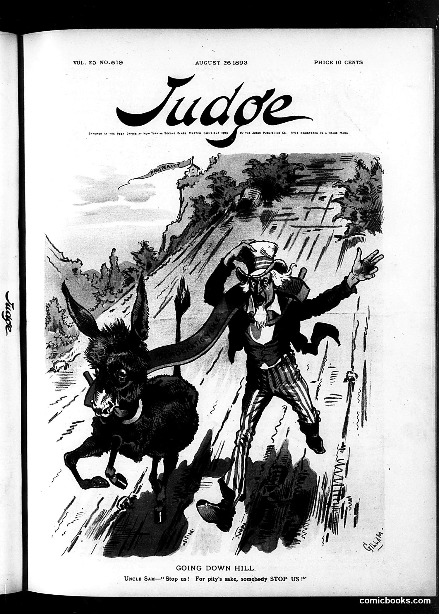 Judge — August 26, 1893 — page 1: Judge, 1893-08-26