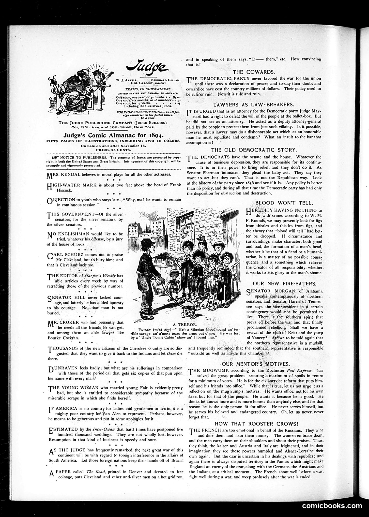 Judge — November 11, 1893 — page 2: Judge, 1893-11-11