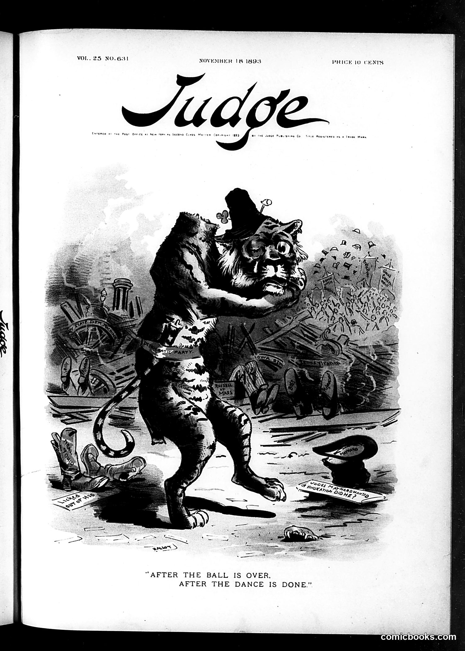 Judge — November 18, 1893 — page 1: Judge, 1893-11-18