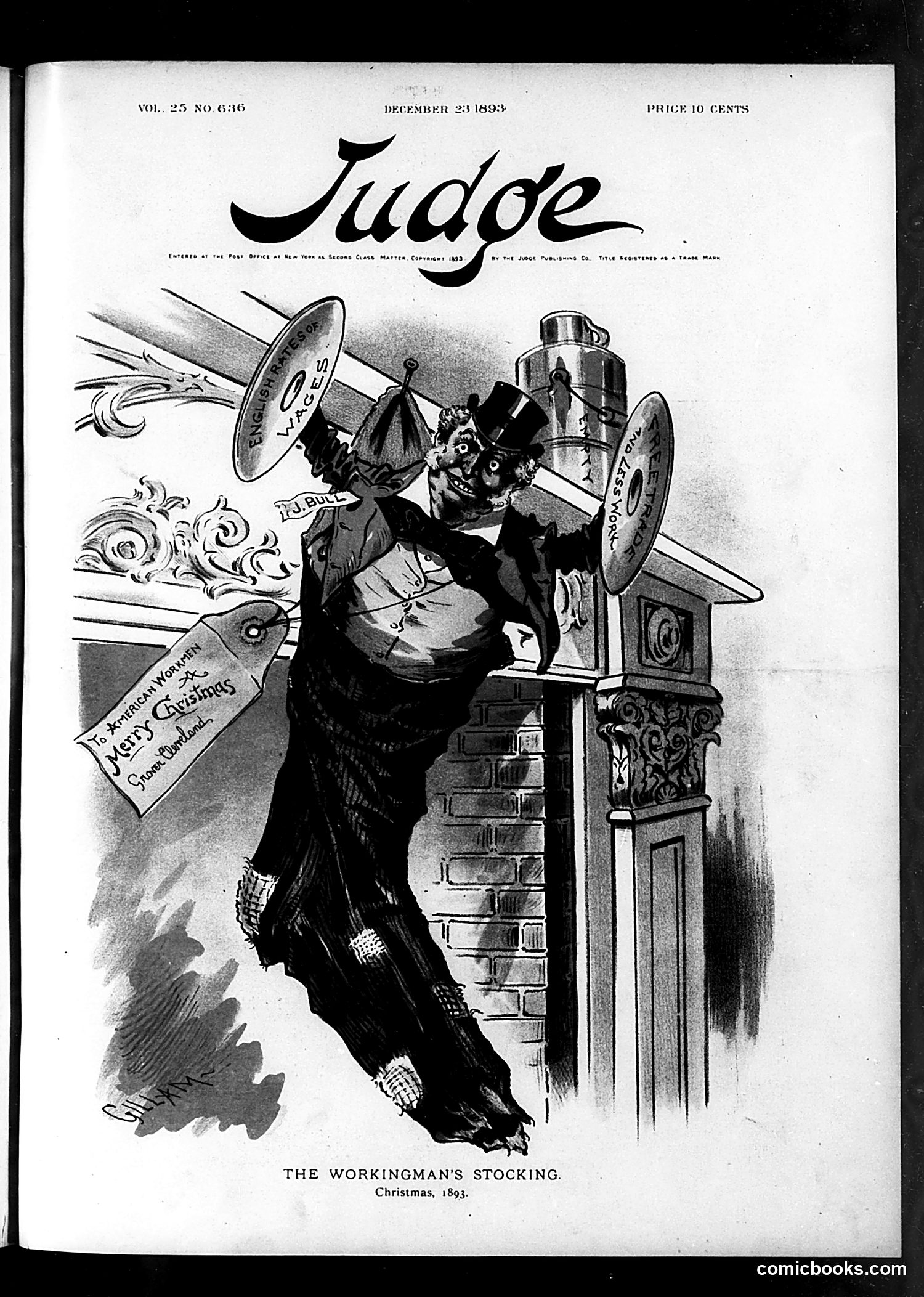 Judge — December 23, 1893 — page 1: Judge, 1893-12-23