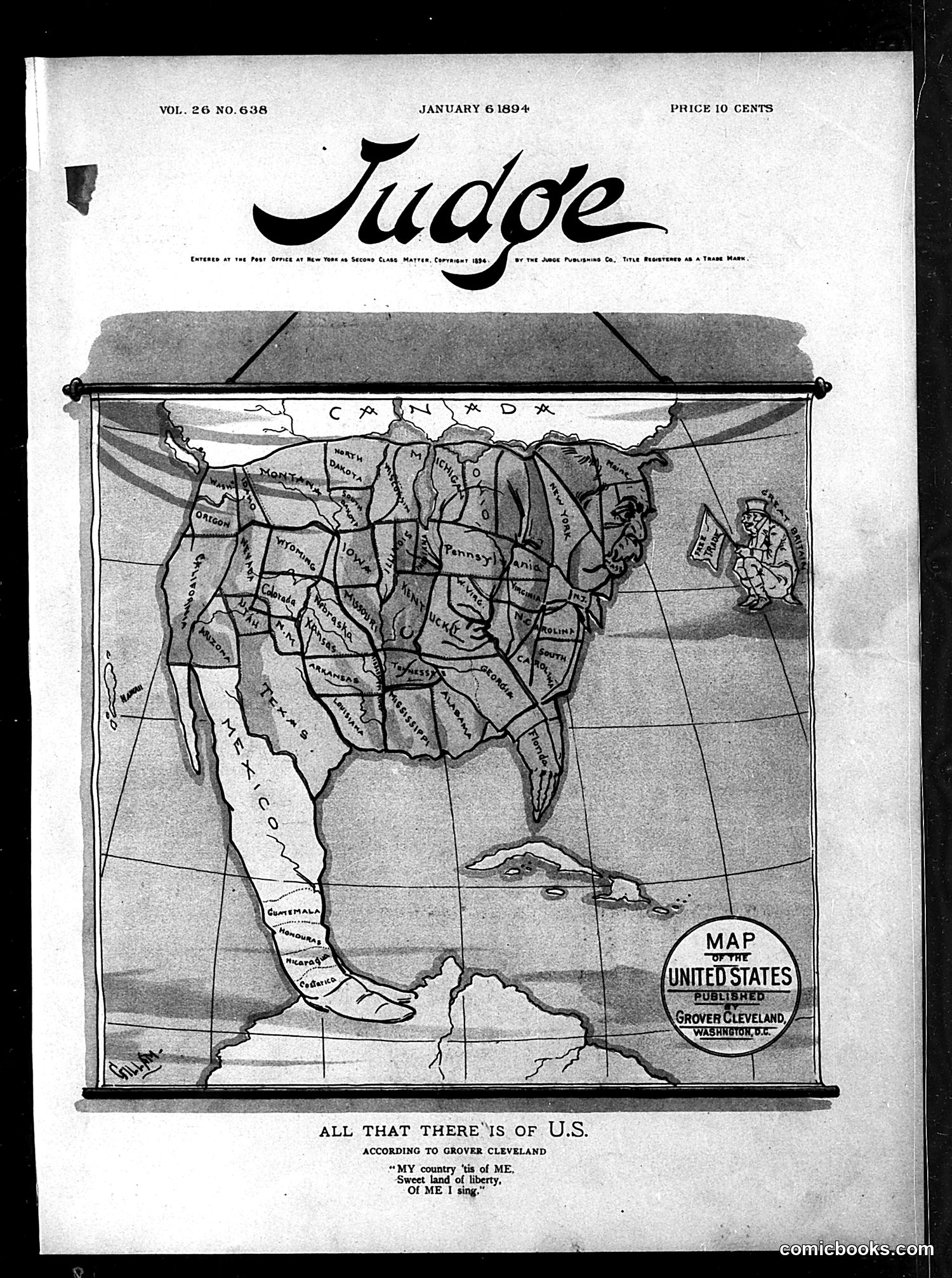 Judge — January 6, 1894 — page 1: Judge, 1894-01-06