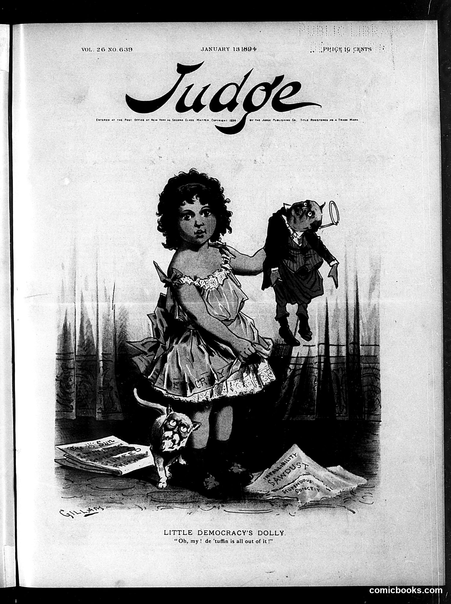 Judge — January 13, 1894 — page 1: Judge, 1894-01-13