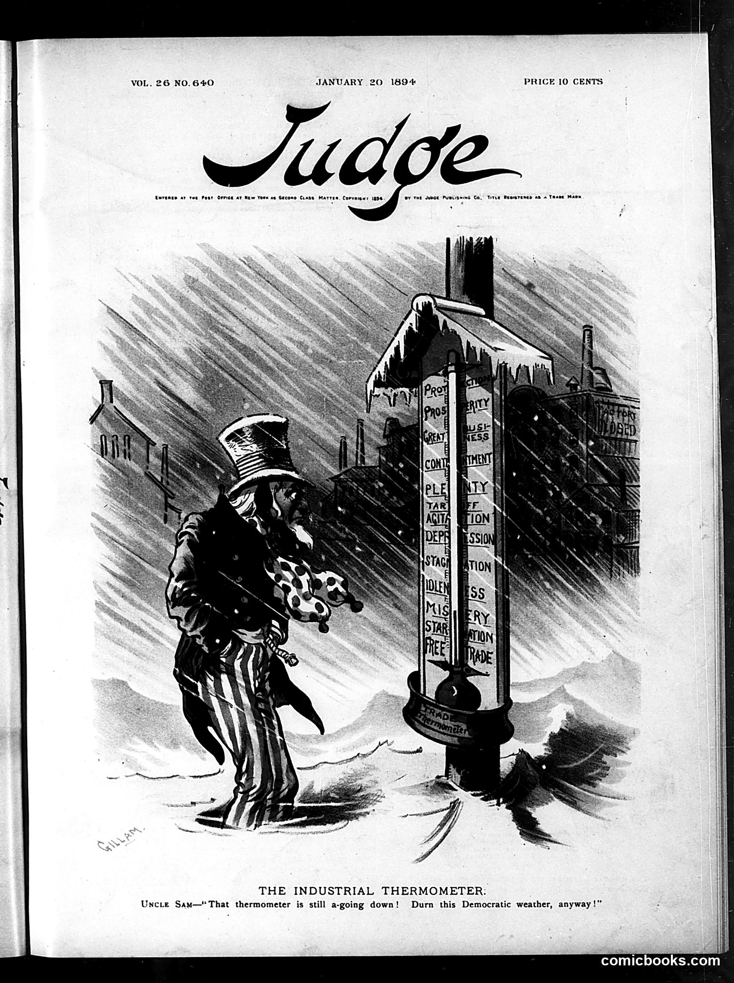 Judge — January 20, 1894 — page 1: Judge, 1894-01-20