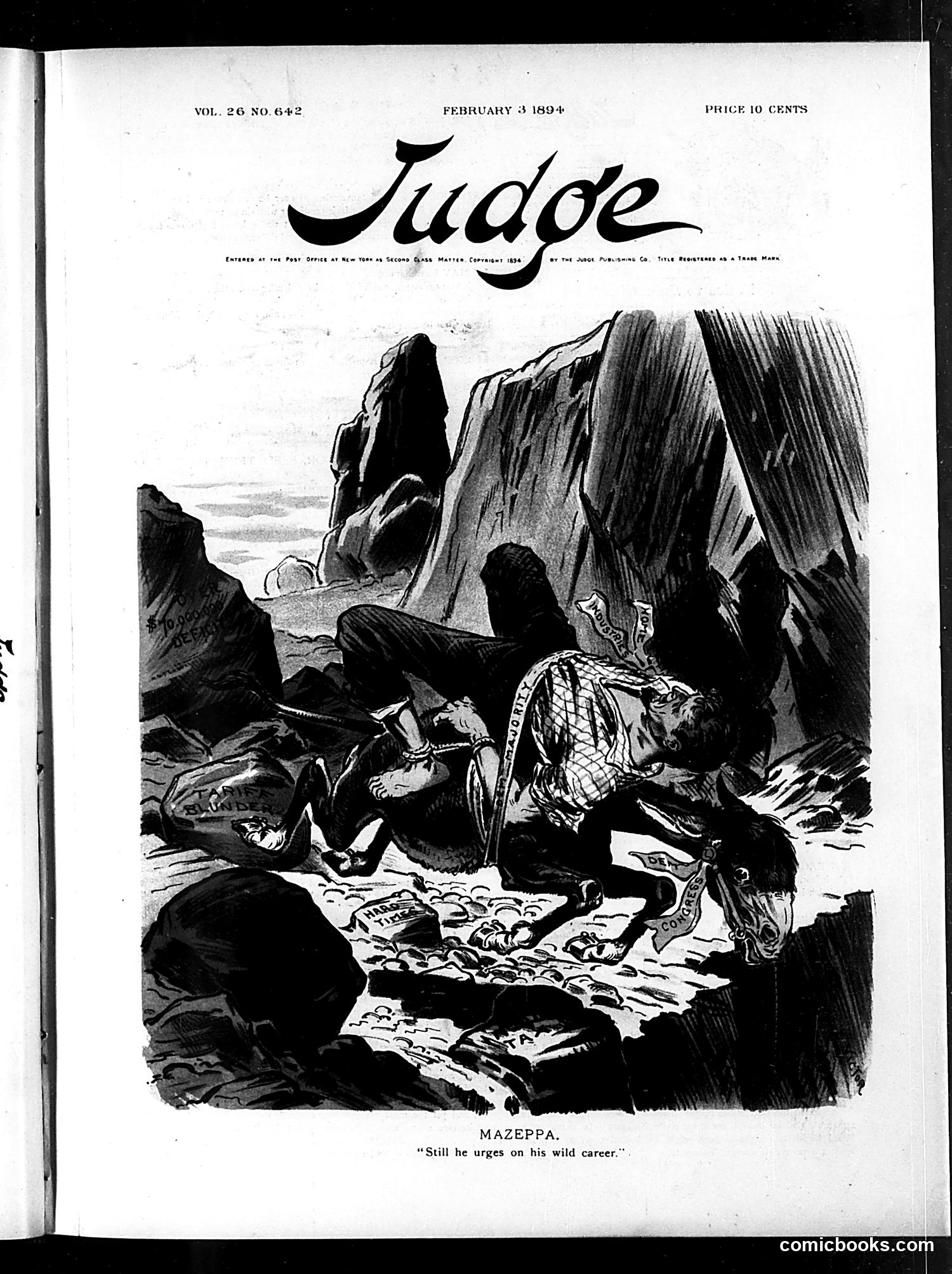 Judge — February 3, 1894 — page 1: Judge, 1894-02-03